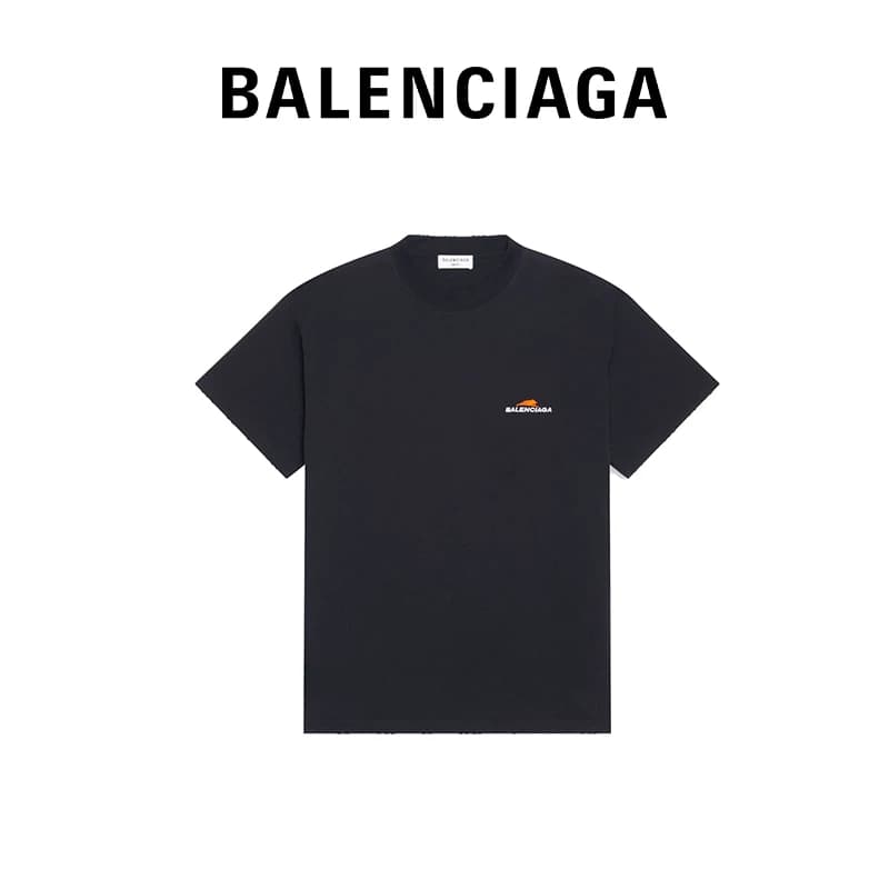 Лимитированная черная футболка Balenciaga Year of the Tiger размера XS для женщин