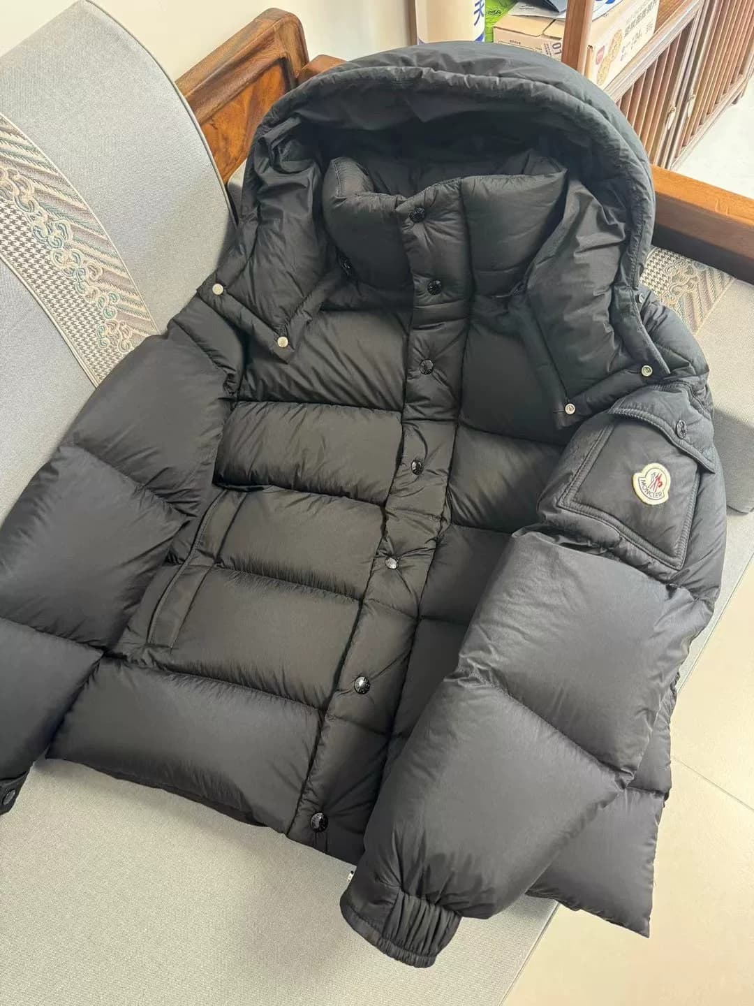 Пуховик Mengjia matte short Maya!Одинаковый стиль для мужчин и женщин!Наполнитель из гусиного пуха, высокая пушистость, теплый эффект, не-
