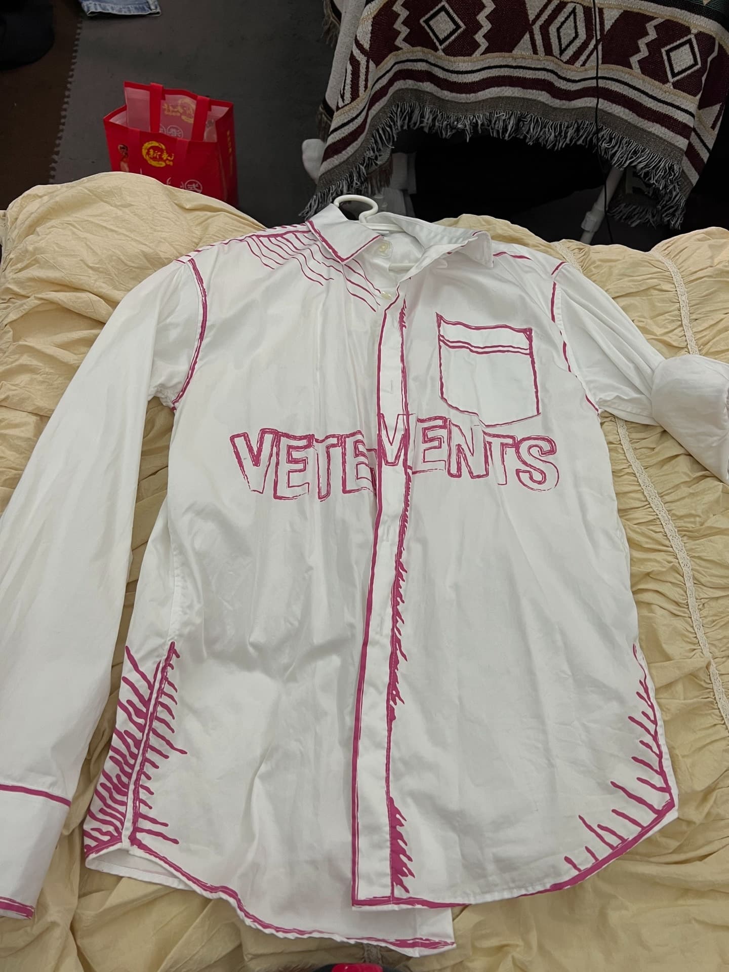 Рубашка Vetements Oversize размер S