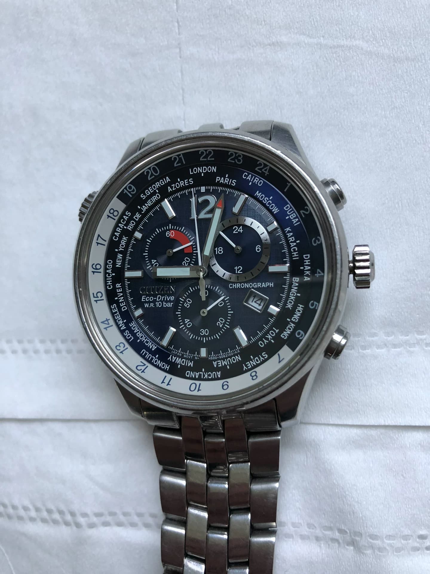 День спортивных часов CITIZEN Citizen Blue Angel Eco-DRIVE