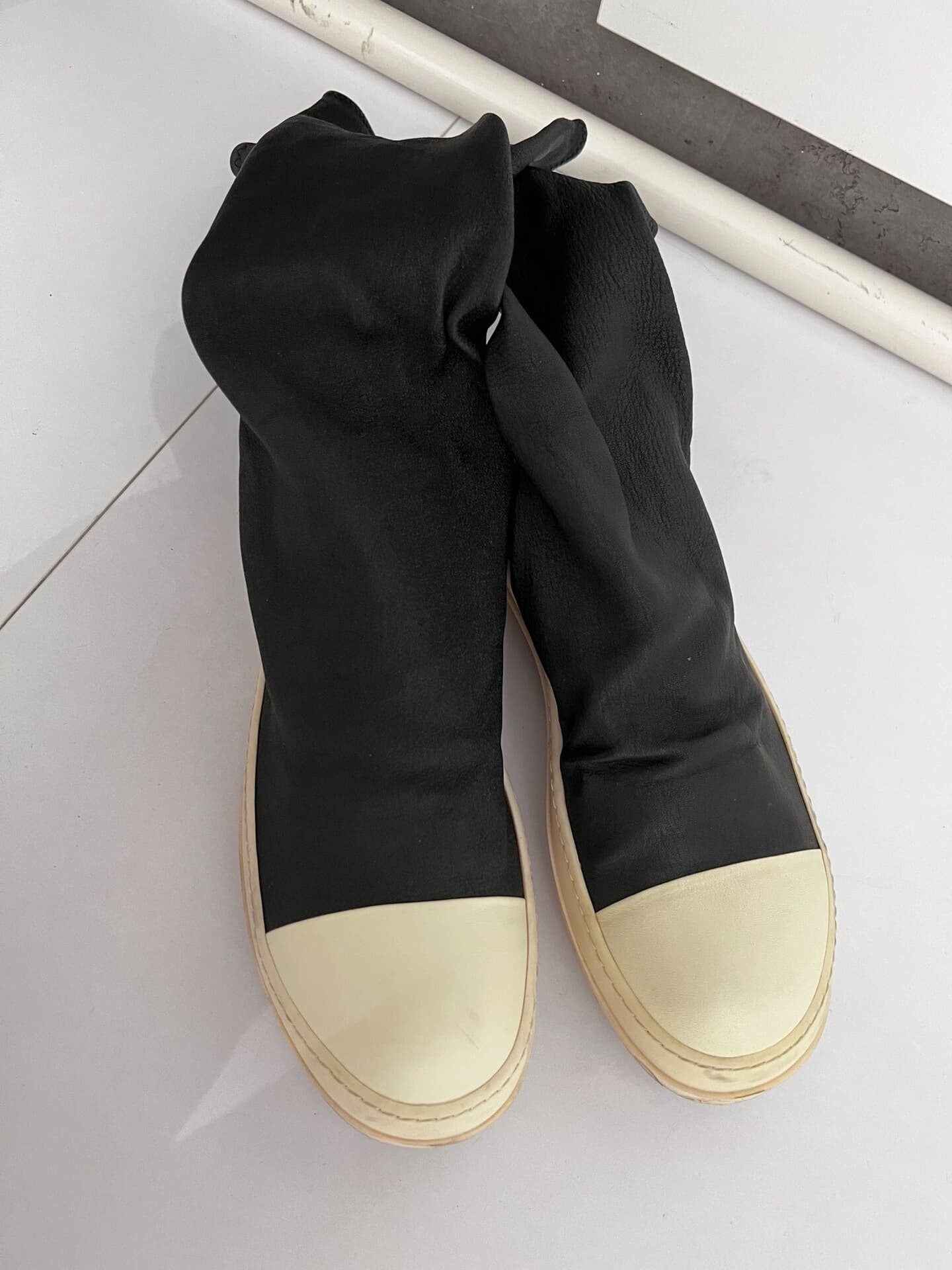 Мужские ботинки god из кожи ягненка Rick Owens RO main line, размер 41,5 (подходят для