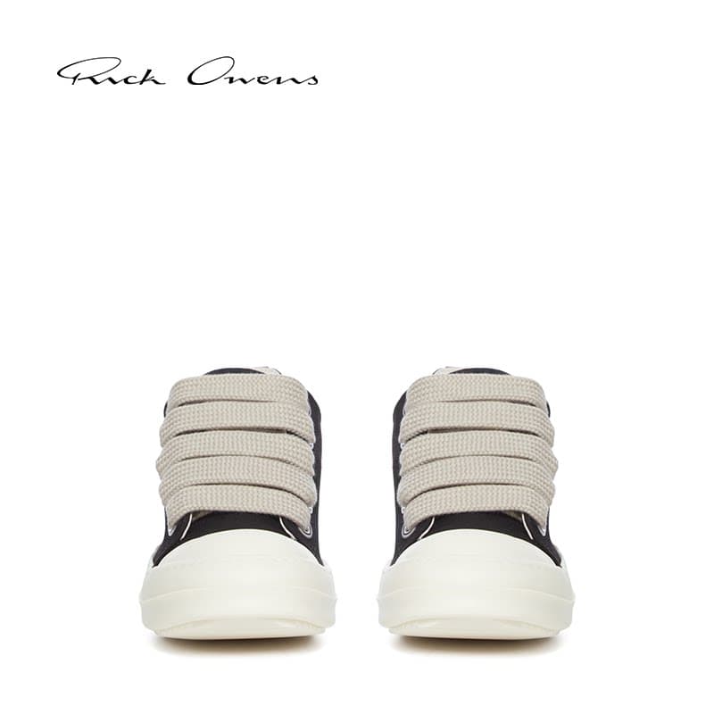 Мужские крашеные кроссовки RICK OWENS DRKSHDW черного цвета