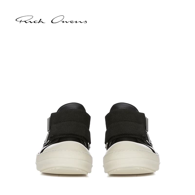 【Специальное предложение】 Женские черные кроссовки из натуральной кожи RICK OWENS