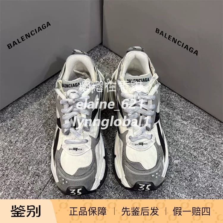 скидка！Balenciaga Женские кроссовки с контрастным логотипом Balenciaga осень/зима 2026