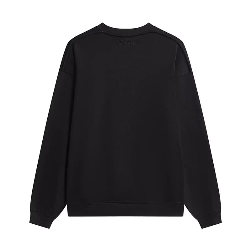Осенний мужской и женский свитер-жакет VETEMENTS American casual simple top 301446