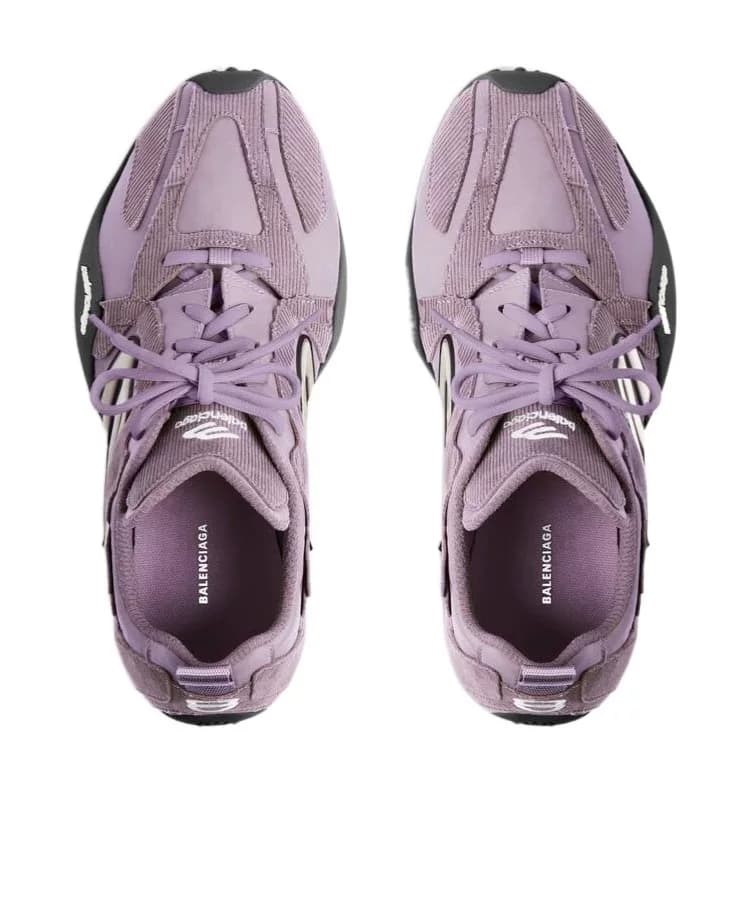 Повседневные кроссовки Balenciaga Balenciaga ladies lavender Monday на шнуровке с низким берцем