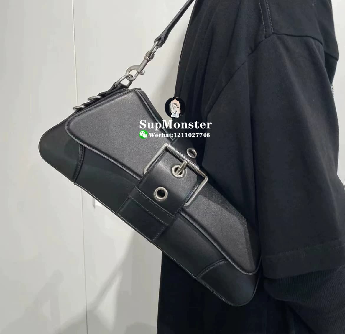 Сумка на ремне Spot Balenciaga 22Fw Balenciaga Medium Lindsay с ремешком через плечо Сумочка