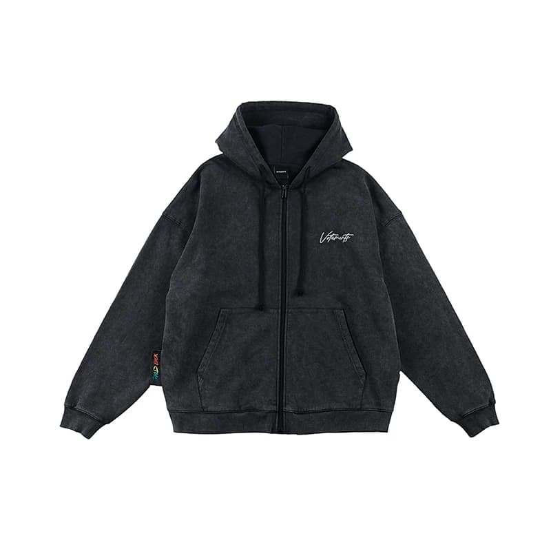 Весенняя трендовая куртка для пары VETEMENTS, повседневный кардиган для мужчин и женщин, куртка-свитер с капюшоном 301446