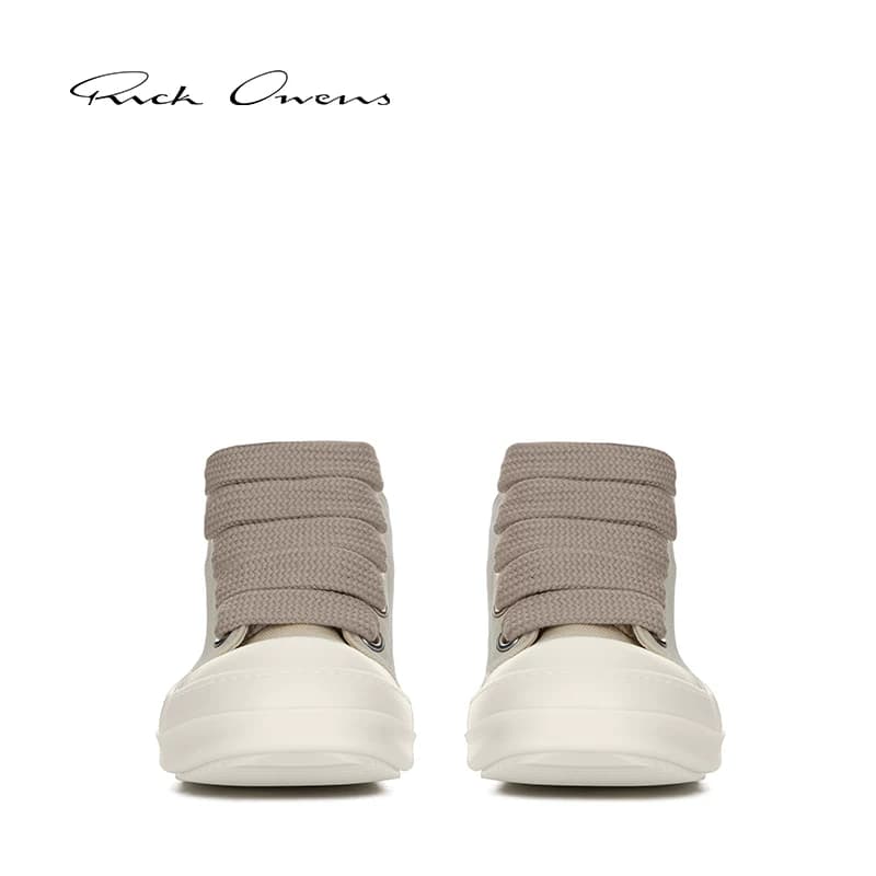 【Новинка ранней осени】 Осенне-зимние мужские кроссовки RICK OWENS DRKSHDW 26 молочно-белого цвета с низким берцем