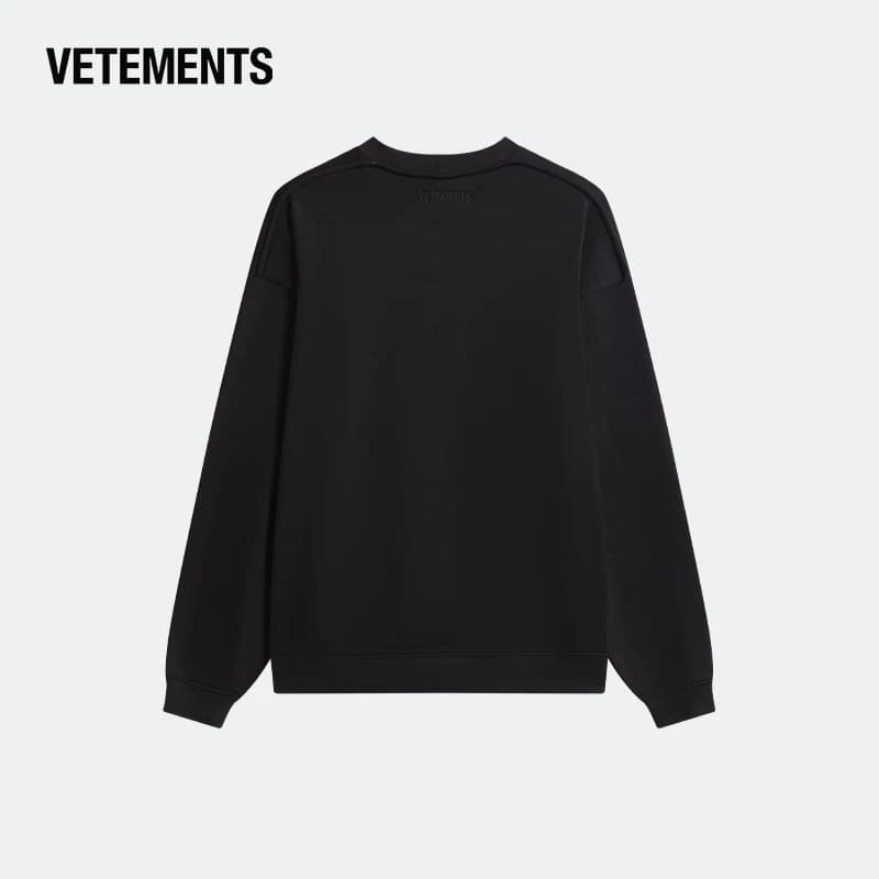 Осенний свитер VETEMENTS, мужская парная куртка, американский повседневный простой топ 63520311