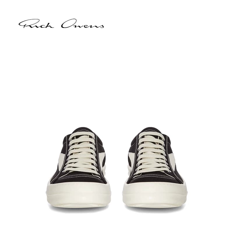 【Новинка ранней осени】 Осенне-зимние мужские винтажные кроссовки RICK OWENS DRKSHDW 26 из черного хлопка
