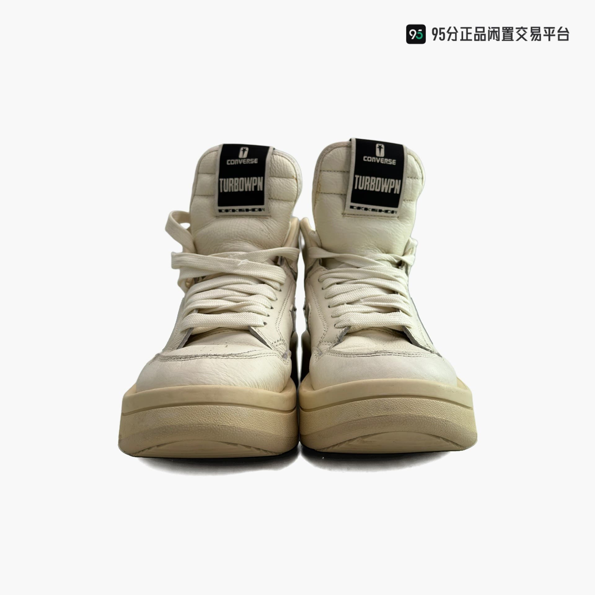Реальный снимок 90% новых 39-ярдовых кроссовок Converse x Rick Owen