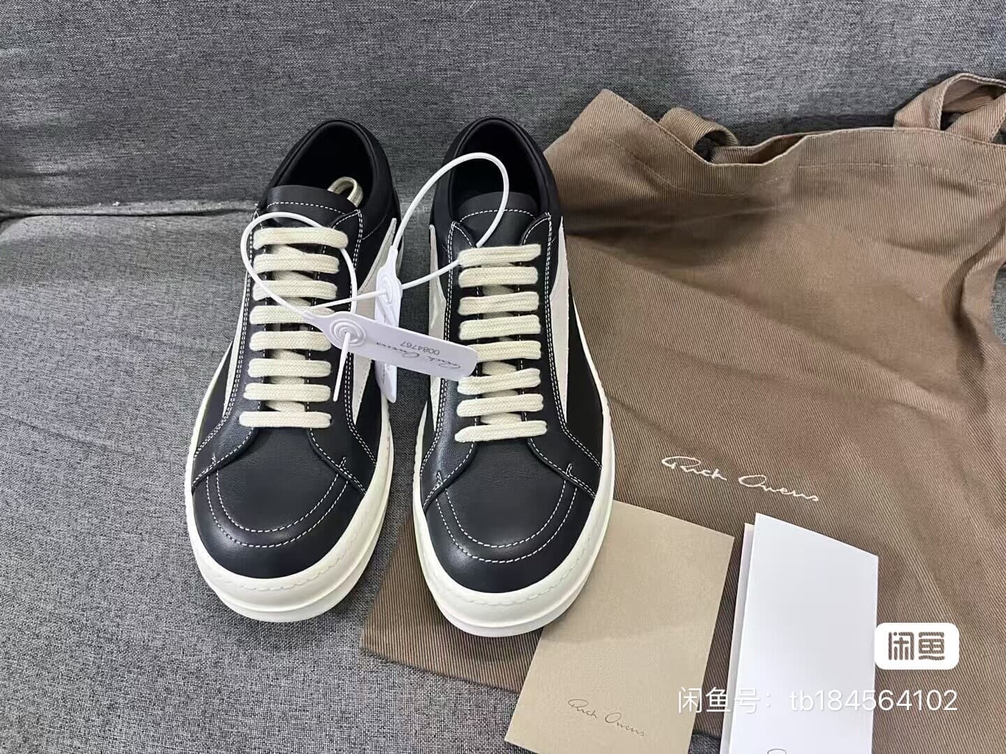 Мужские и женские модели Rick Owens RO main line classic old style main line из воловьей кожи для мужчин и женщин 1: Все фотографии сделаны в реально…