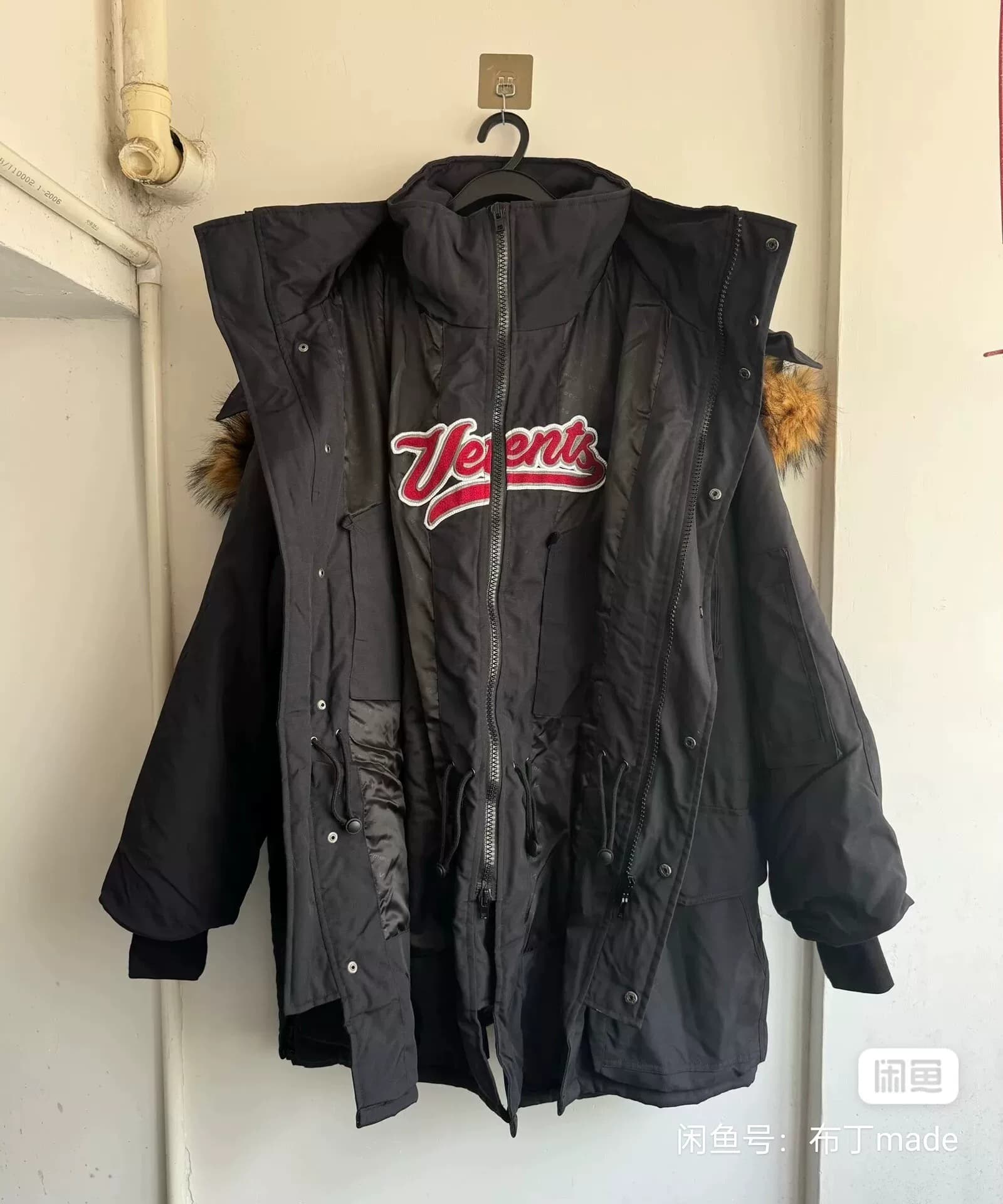 Независимый художник-первопроходец Vtm vetements Витт Менг нанес двухслойный parker p