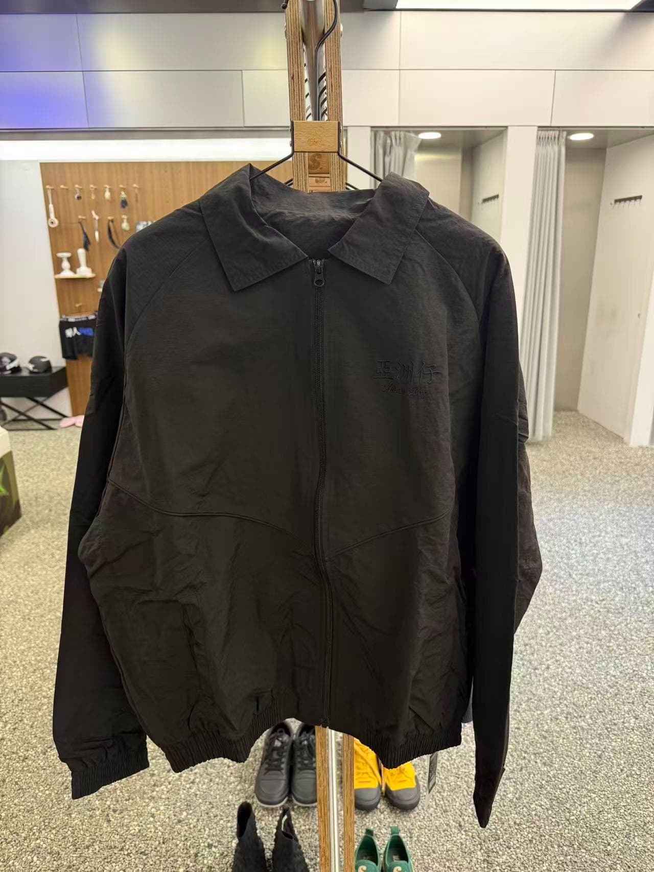 【Чисто черная куртка Asian Aberdeen Jacket】 STA2026 весенняя куртка Asian Aberdeen с лацканами и ветрозащитной строчкой чистого кроя