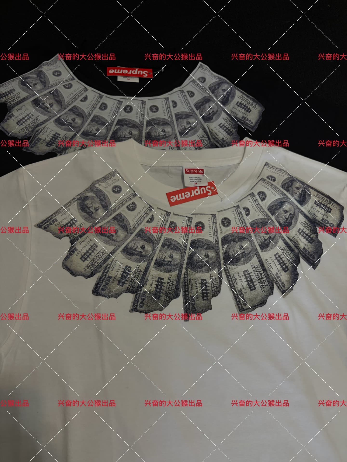 Подлинная покупка в латиноамериканских долларах Supreme × MM6 Maggi с короткими рукавами