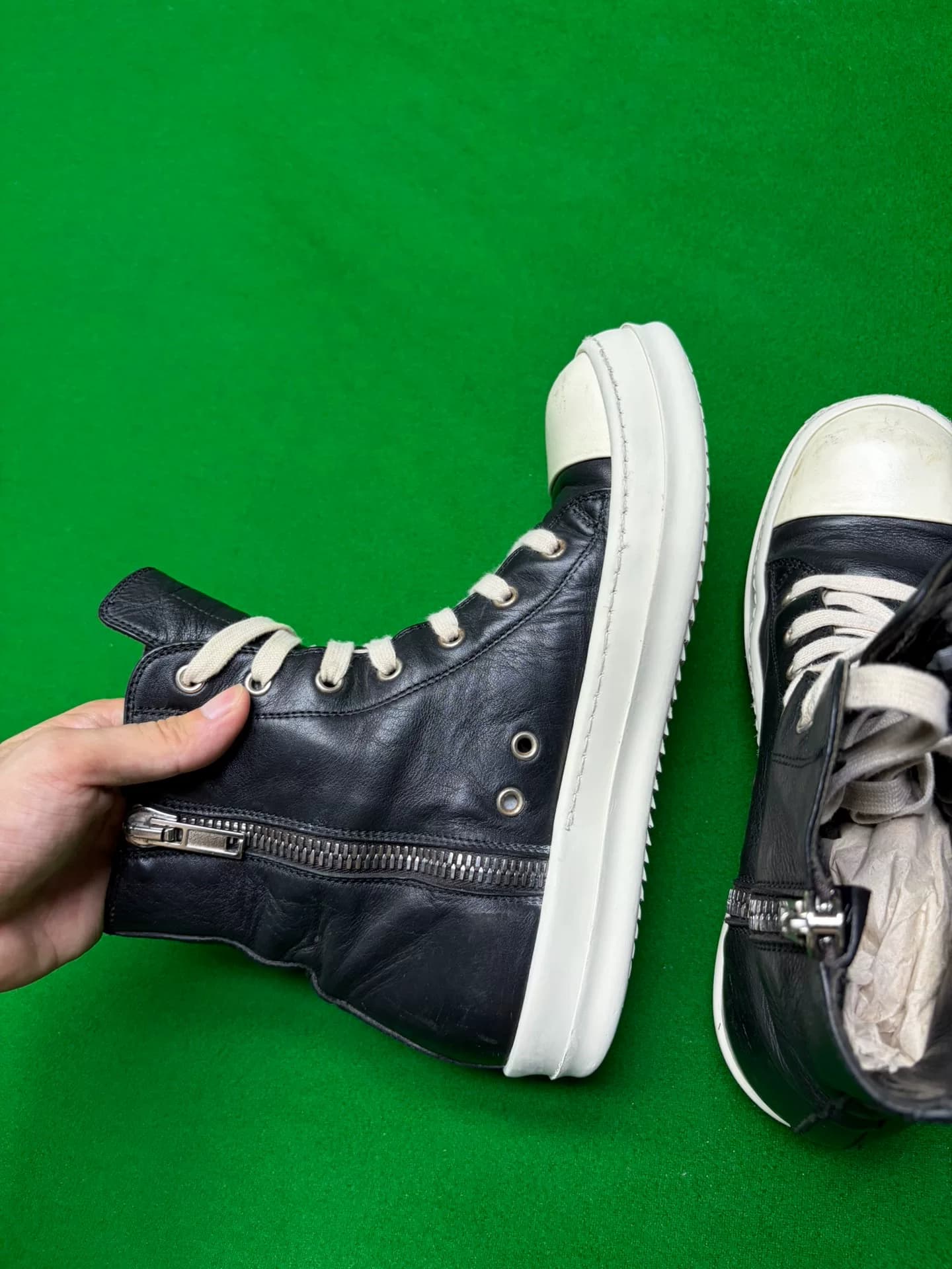 Кроссовки RICKOWENS RO main line из воловьей кожи big converse ro main line из воловьей кожи big converse