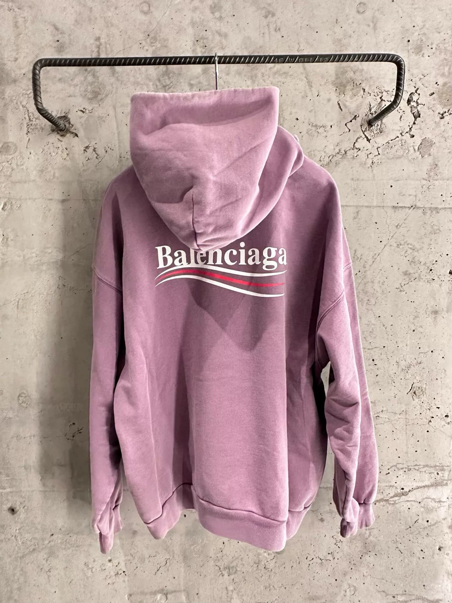 26 Свитер с капюшоном Paris balenciaga Paris Cola с надписью Paris Balenciaga