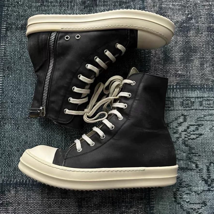 рик + Оуэн + сложная линия восковой поверхности big Converse +40+ цветовое самовосприятие+