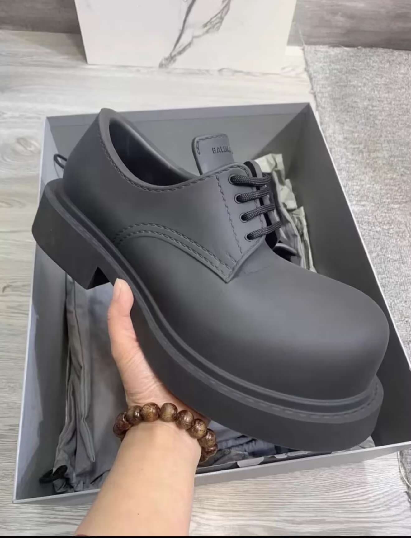 Высокие ботинки-дерби BLCG Balenciaga с Микки-маусом