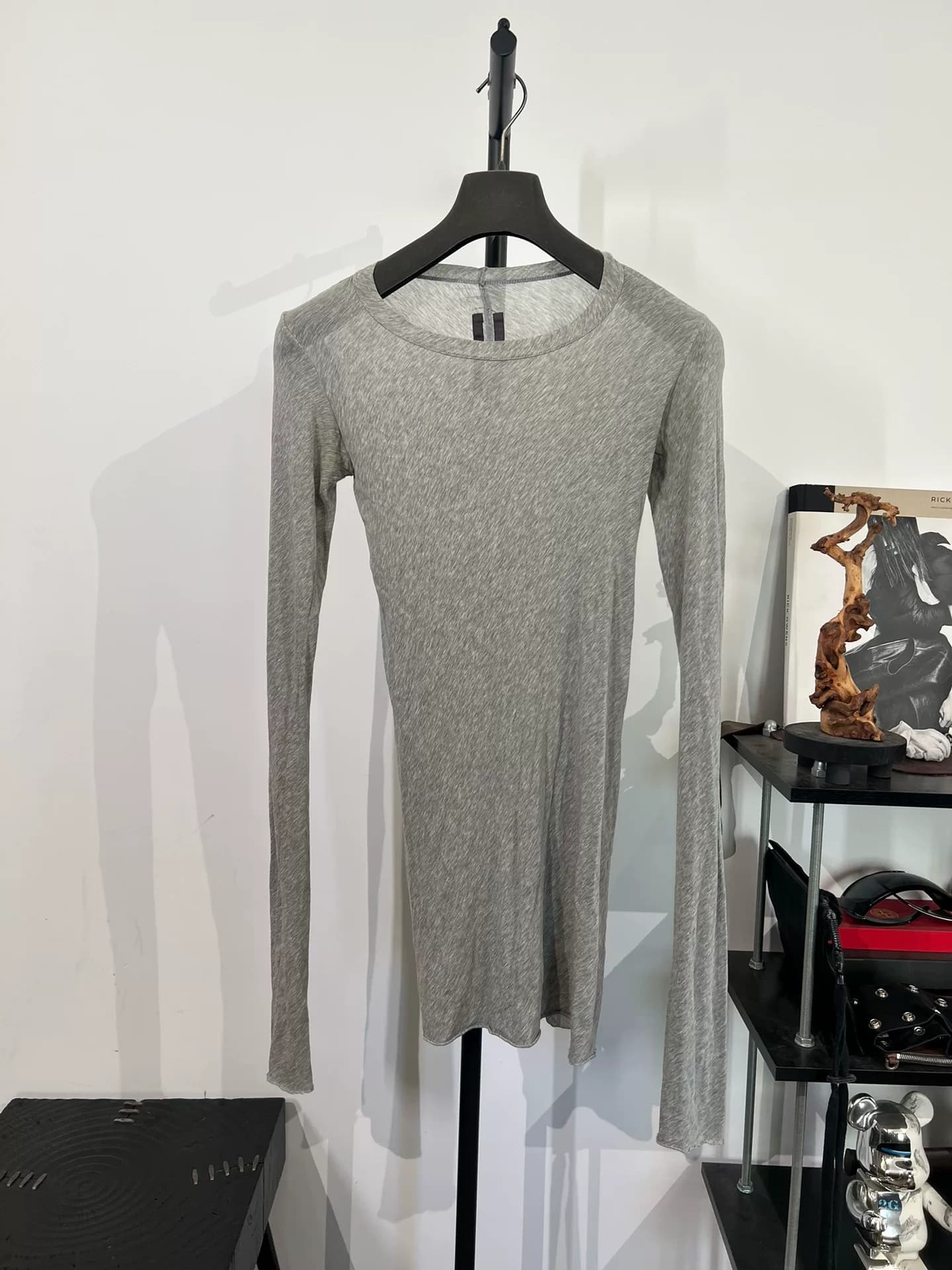 Эластичный низ с длинными рукавами от Rick Owens main line, размер M