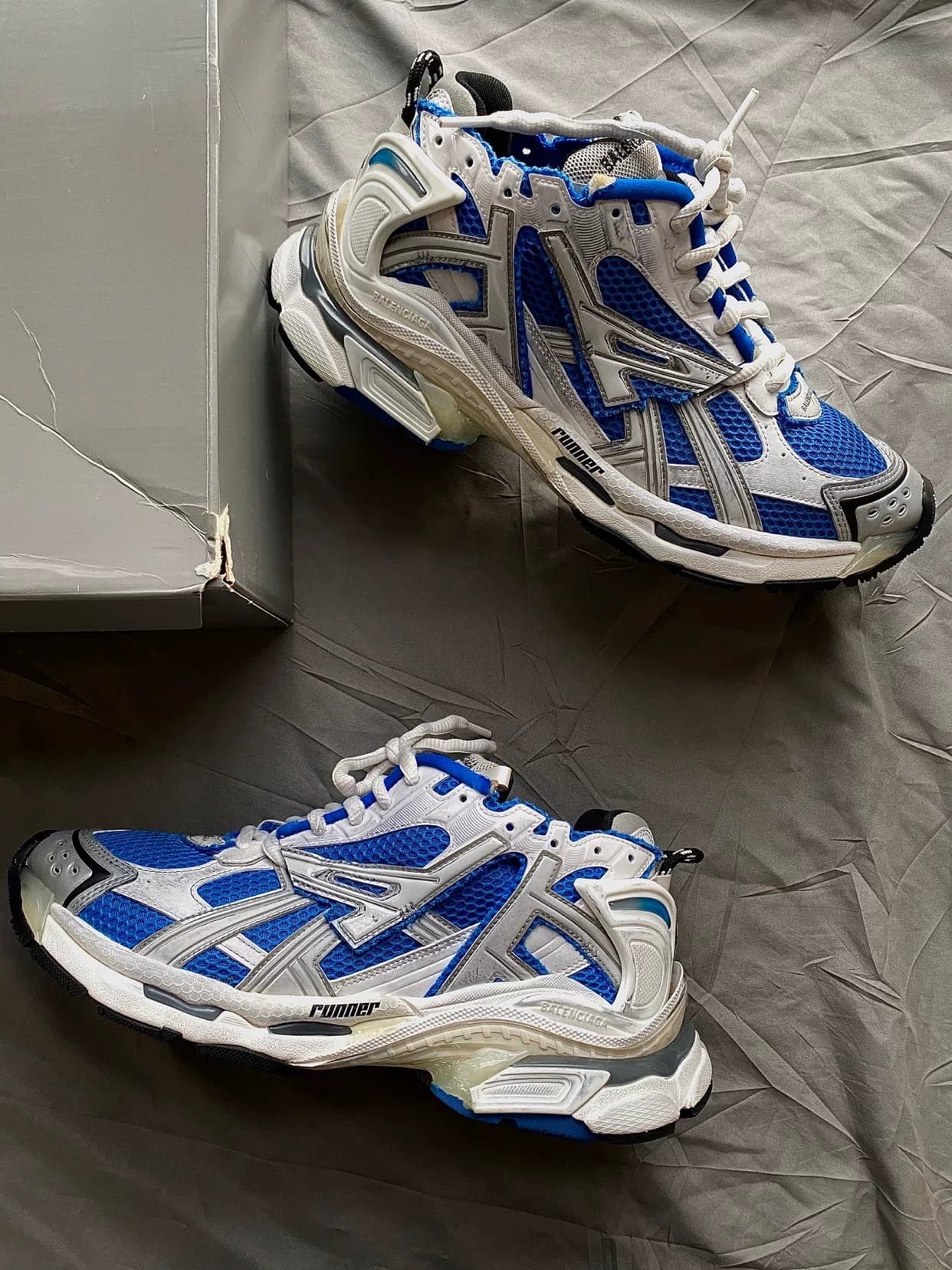 Эластичная сетка из полиэстера Balenciaga Balenciaga Runner Mesh