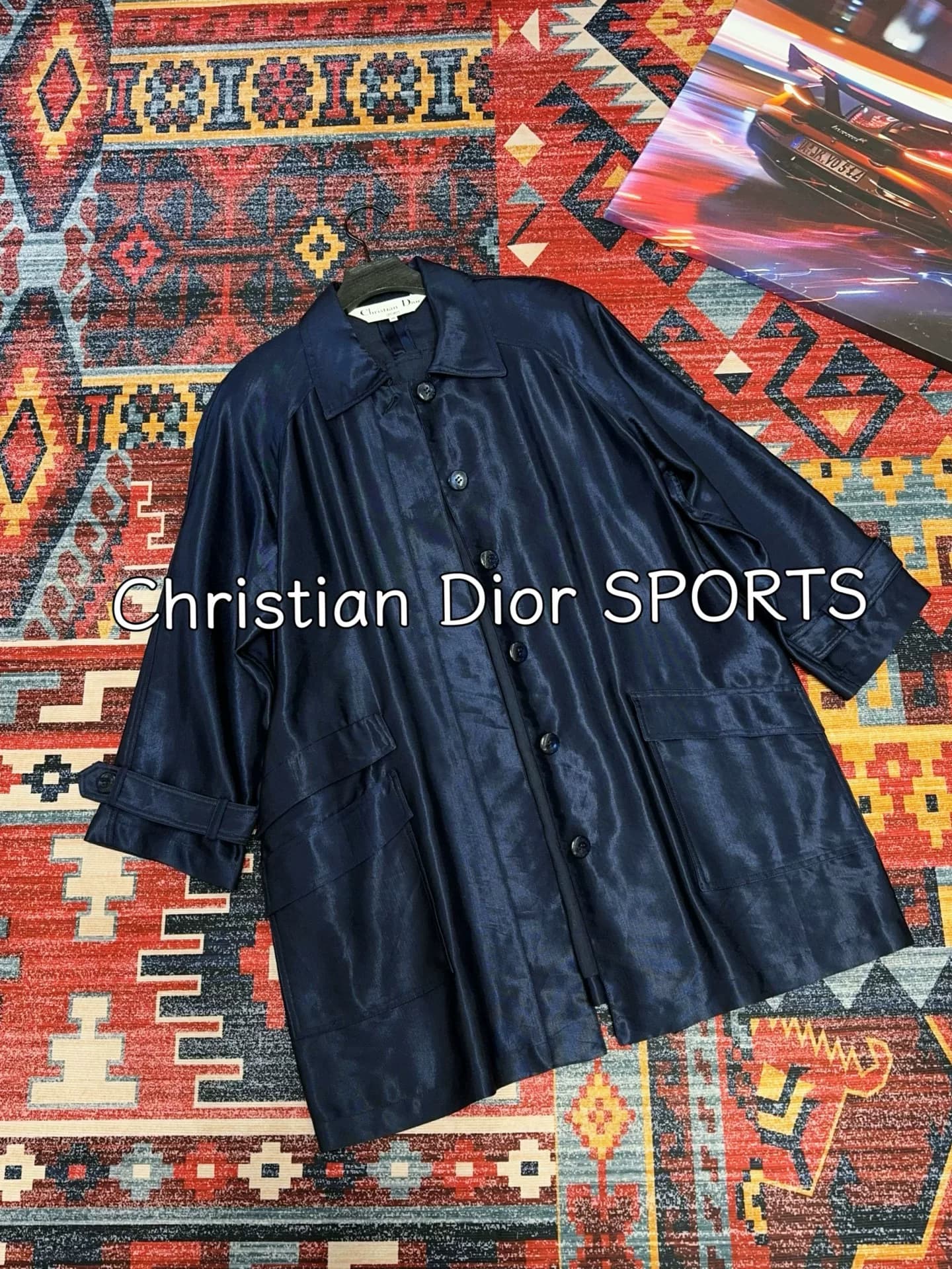Ветровка Vinta из перламутрового атласа Christian Dior от Dior