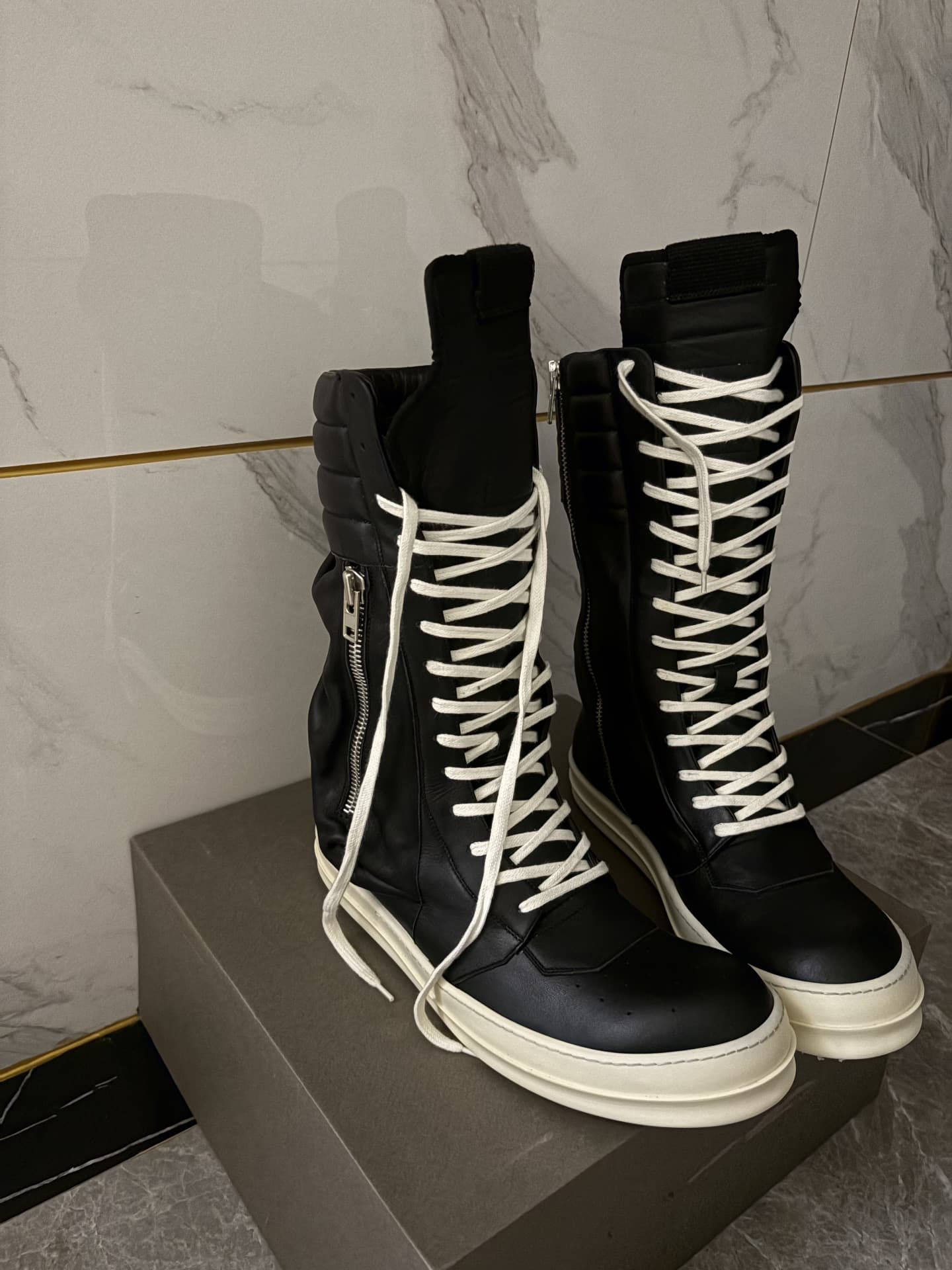 ботинки основной линии rickowens Cargo basket