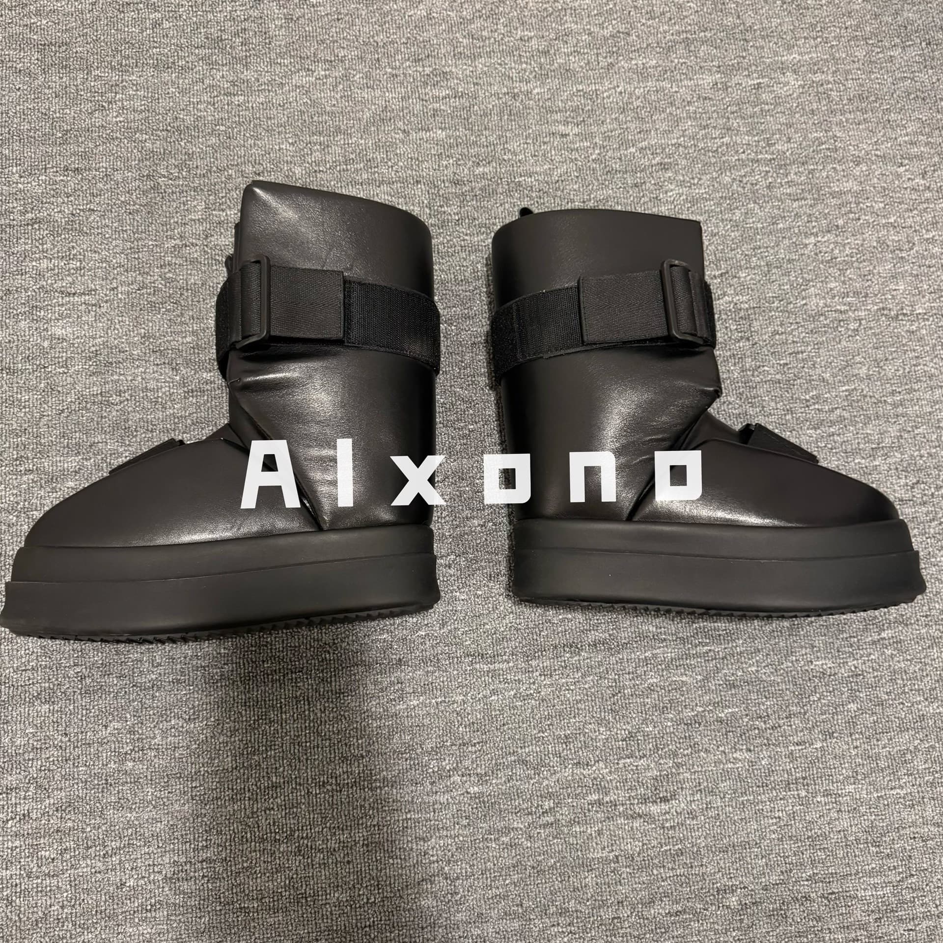Гипсовые ботинки Rick Owens FW23 для подиума с низким уровнем трещиноватости