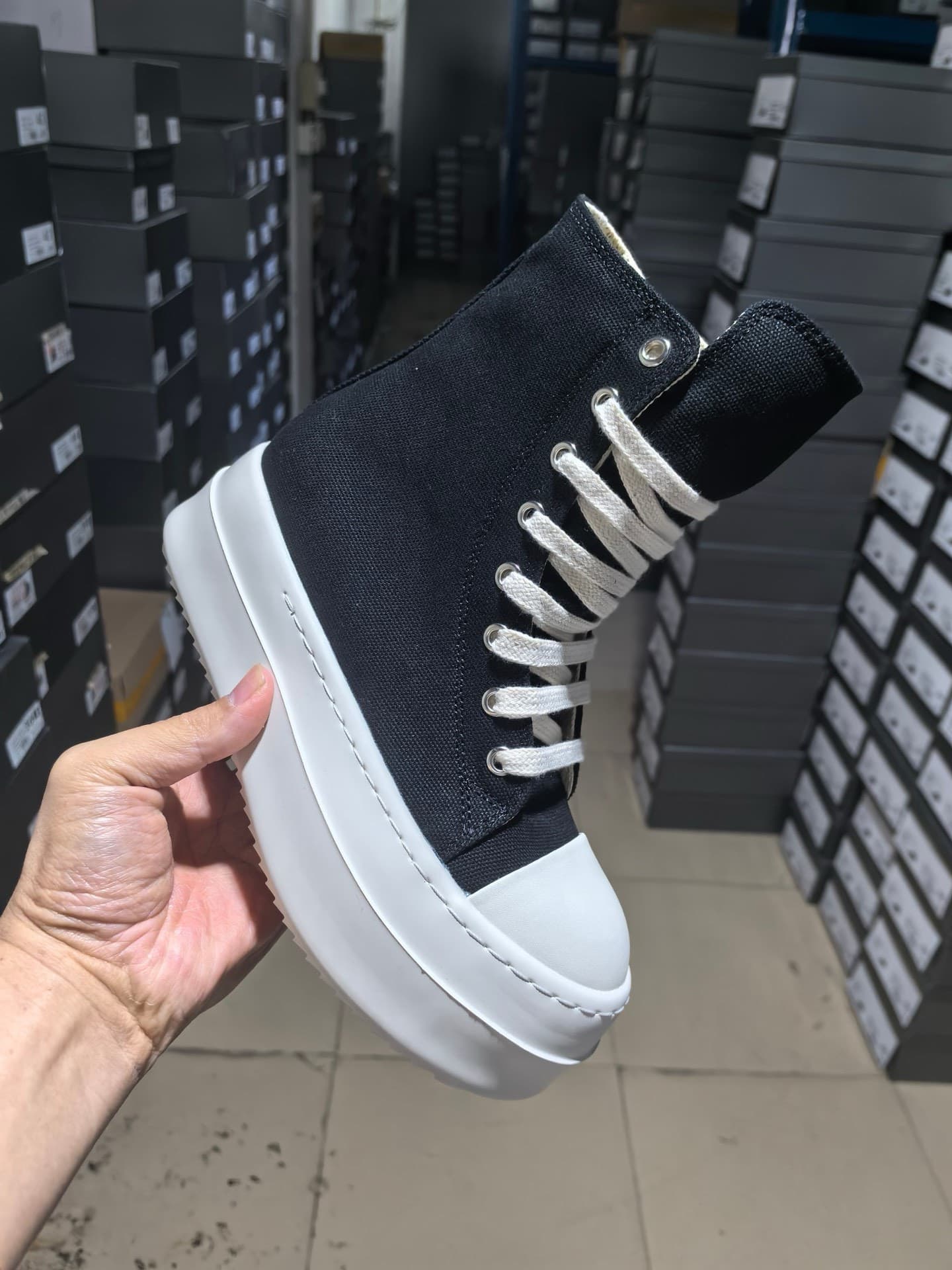 двухслойные кроссовки converse rickowens Drkshdw ro на толстой подошве