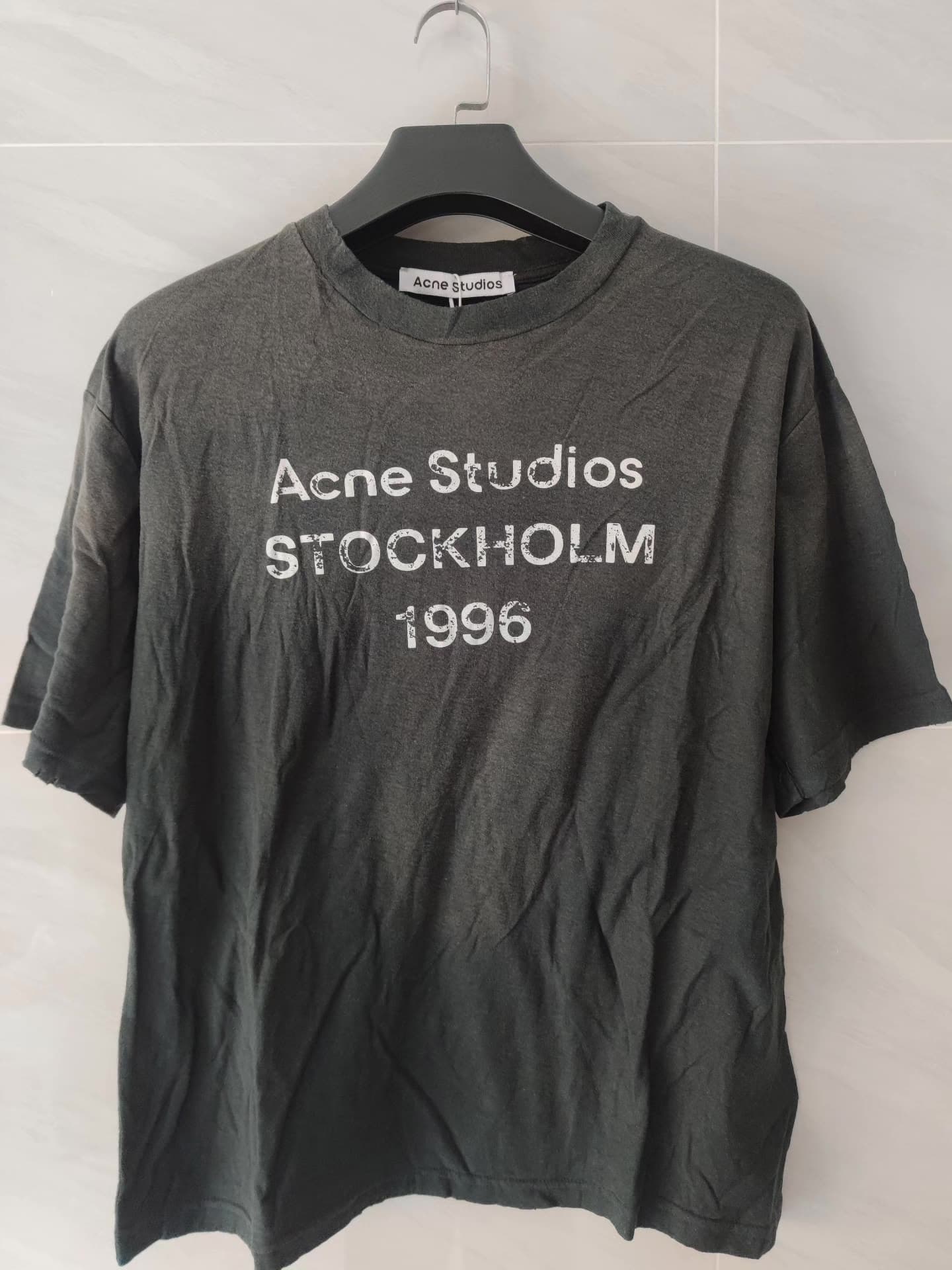 Черная футболка с короткими рукавами из серии Acne Studios 1996 года выпуска