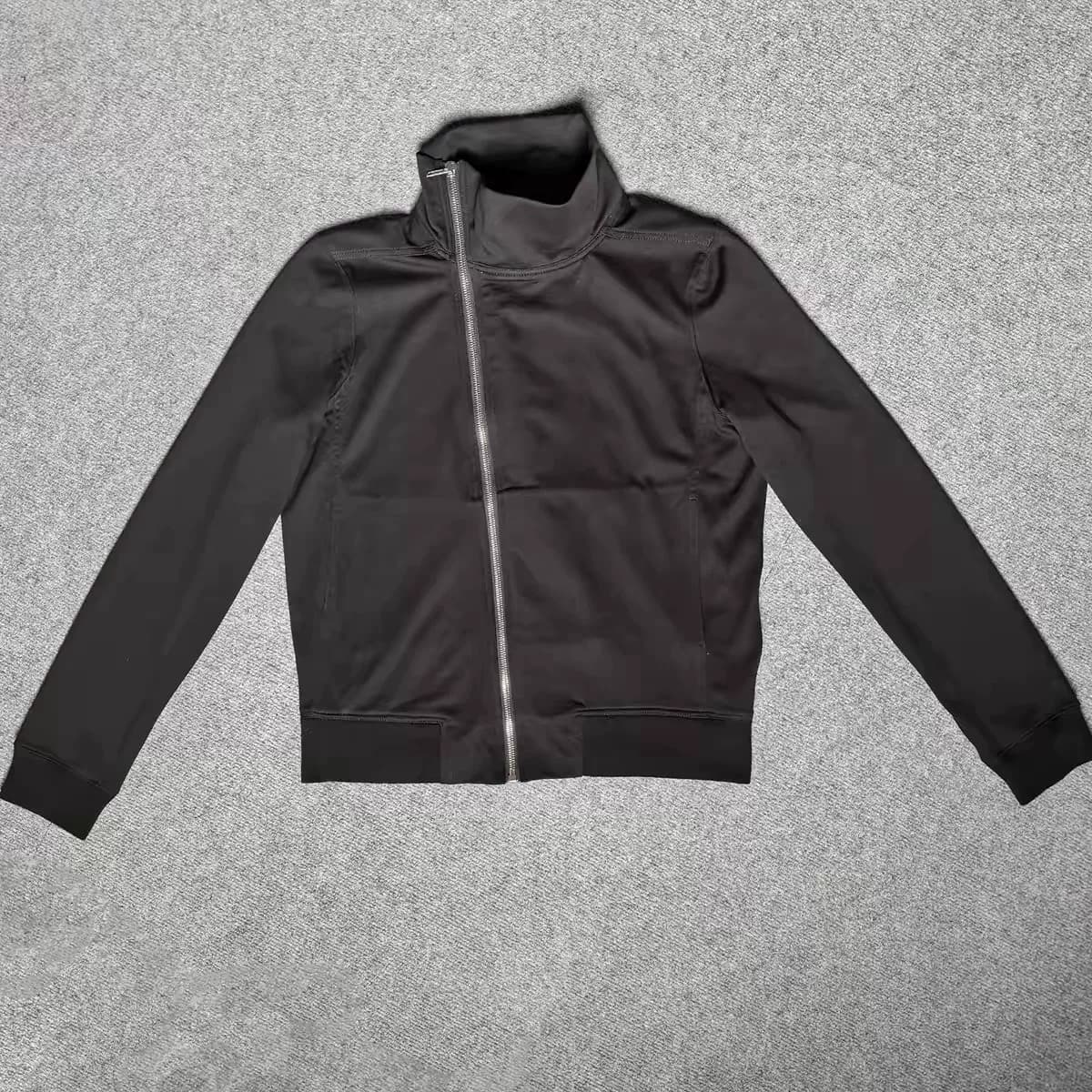 Куртка Ro Rick Owens Fw25 с диагональной молнией и воротником-стойкой jacket Wizard