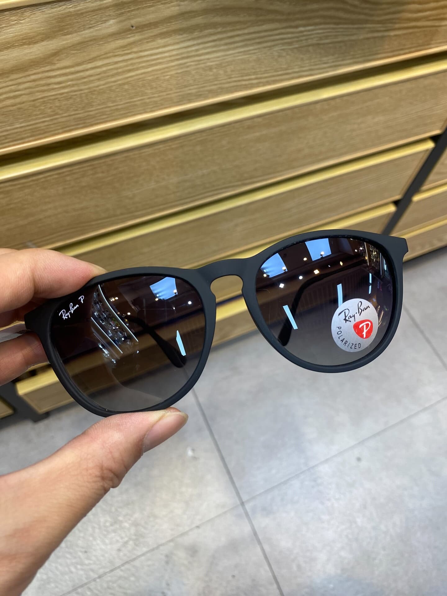 #Солнцезащитные очки Ray-Ban counter clearance (RayBan) Поляризованные солнцезащитные очки с защитой от ультрафиолета и бликов