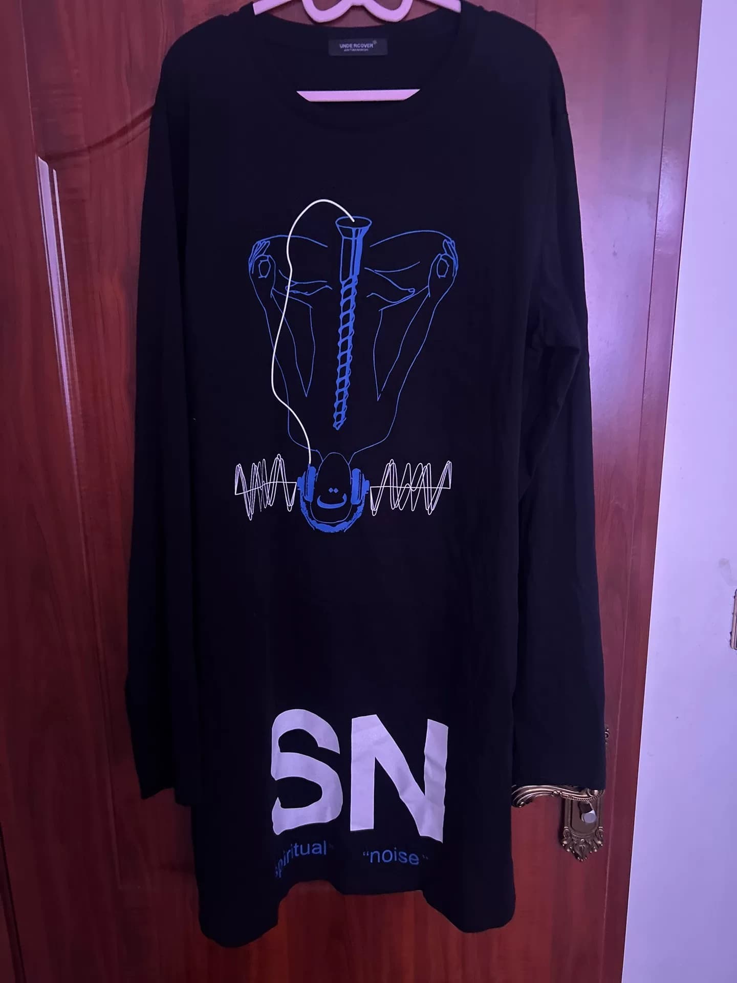 Футболка с длинными рукавами из серии Undercover 18ss Spirit Noise
