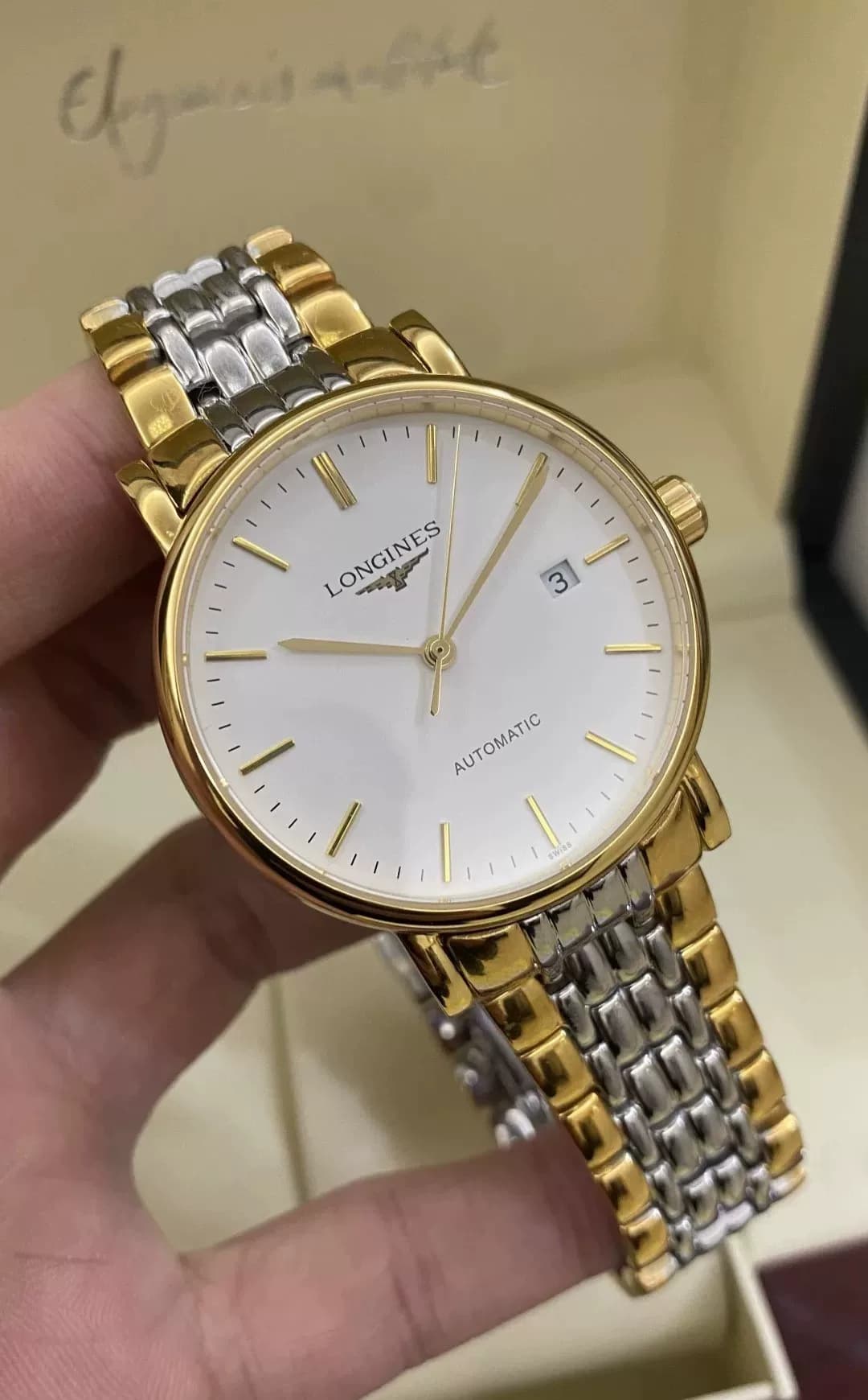 Личные аутентичные серии Longines Gorgeous Longines полностью автоматические механические мужские часы