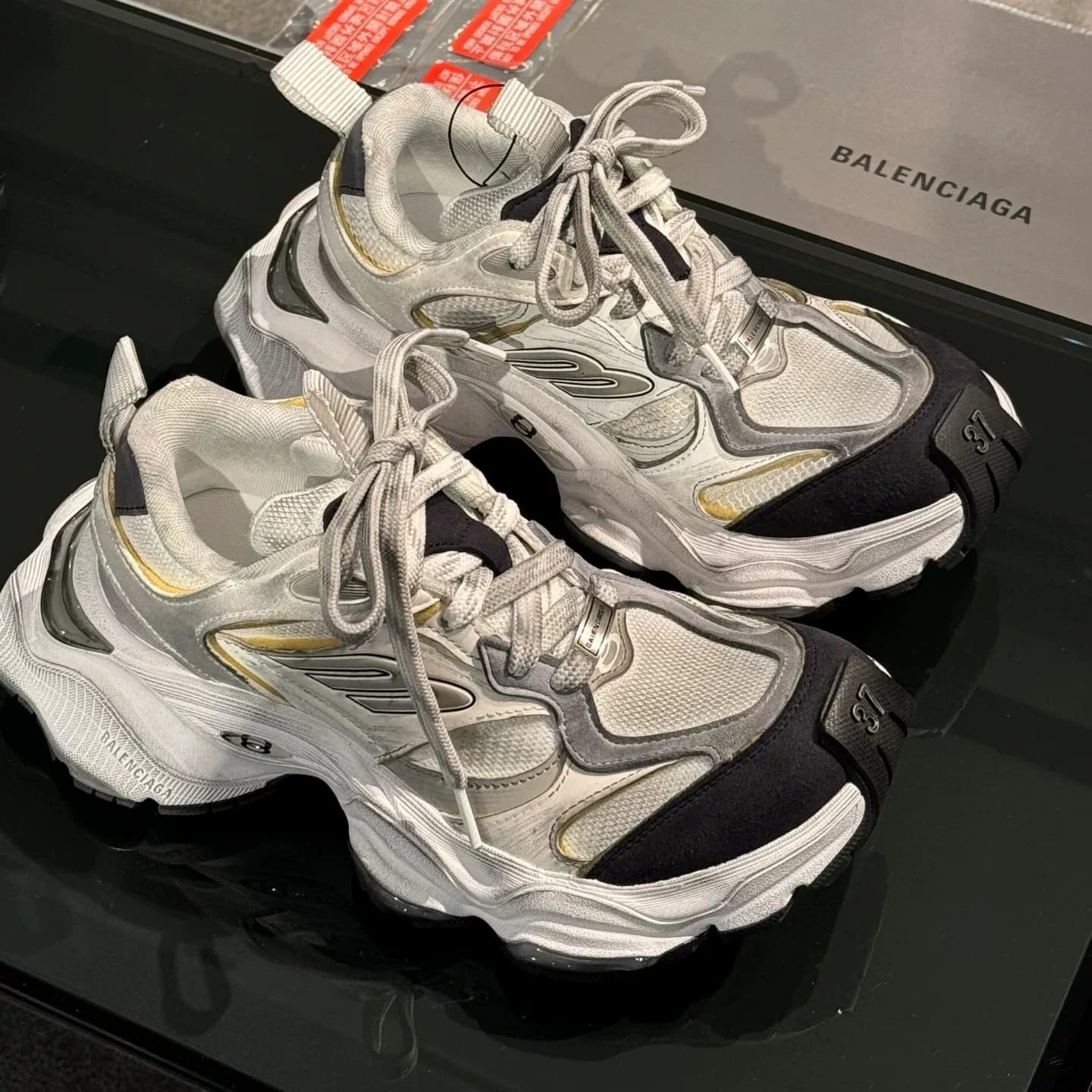 Шнуровка Balenciaga Balenciaga Cargo с круглым носком