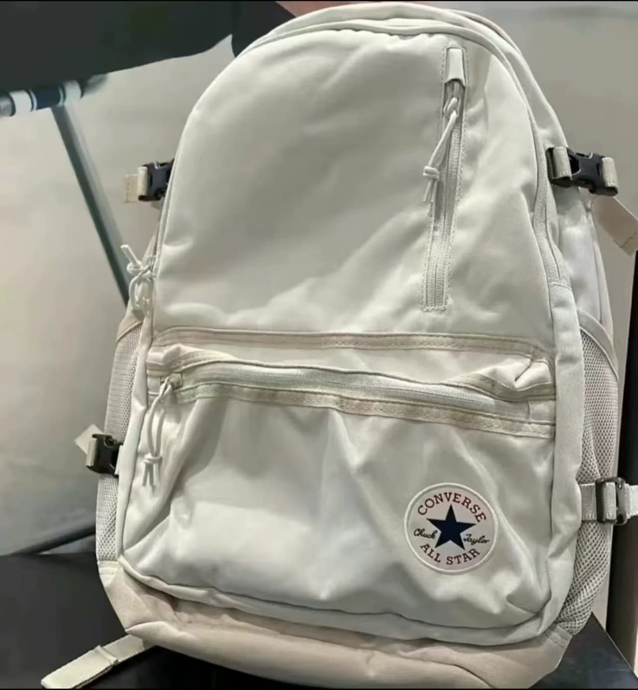 Конверс/Converse бежевый рюкзак на воздушной подушке, сумка для компьютера, школьная сумка tide