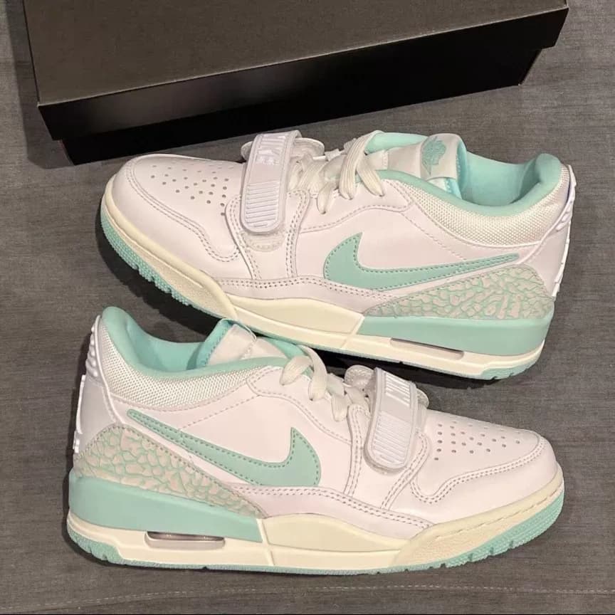 Подлинная гарантия вьетнамского канала закупок Nike AJ312 мятно-зеленого цвета для мужчин и женщин в едином стиле.