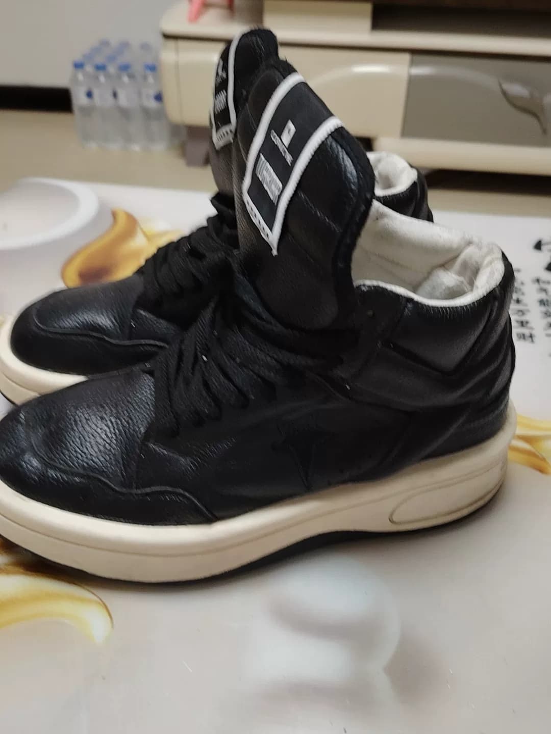 Подлинные 9 новых 43-ярдовых кроссовок Rick Owens converse union