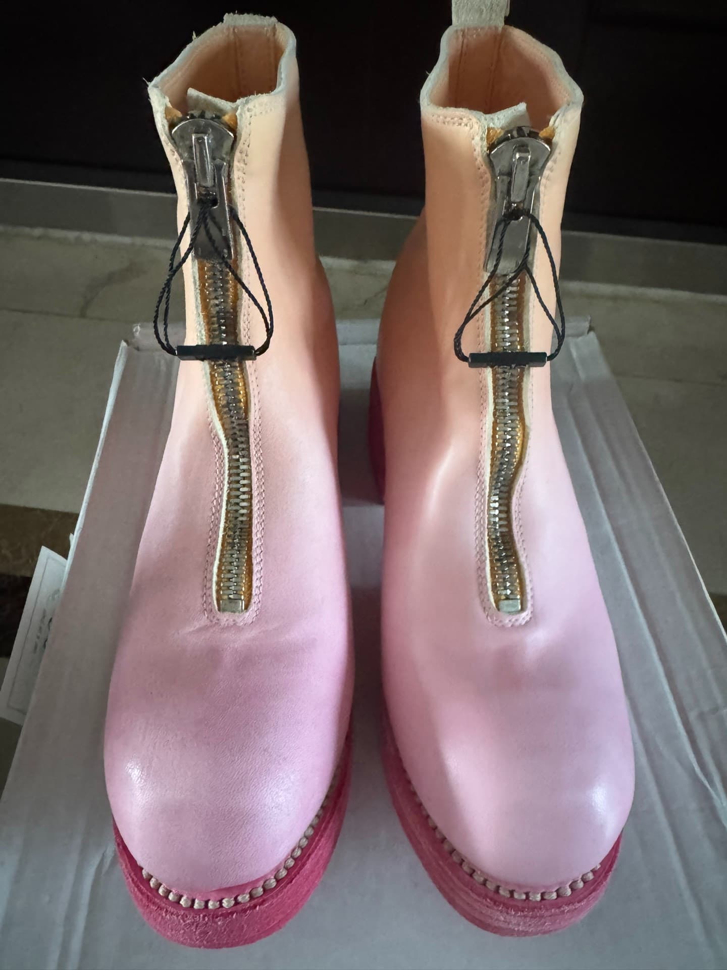 Светло-розовые женские сапоги Guidi women 36 размера.совершенно новый