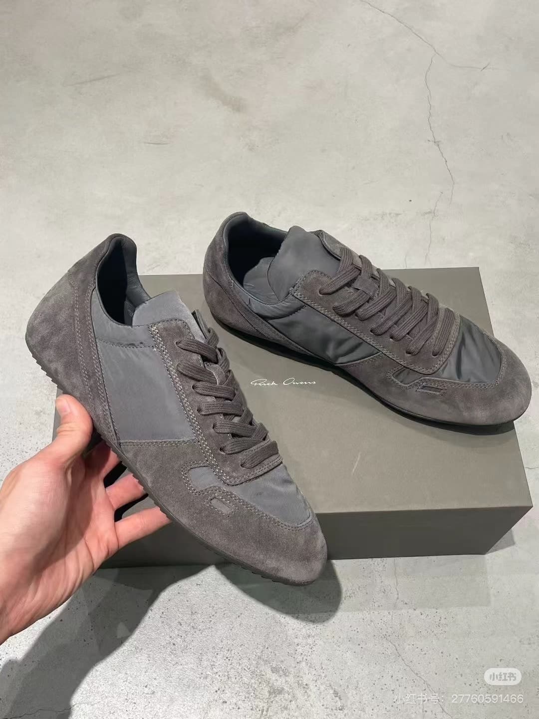 Простая спортивная обувь RICK OWENS 26SS на тонкой подошве