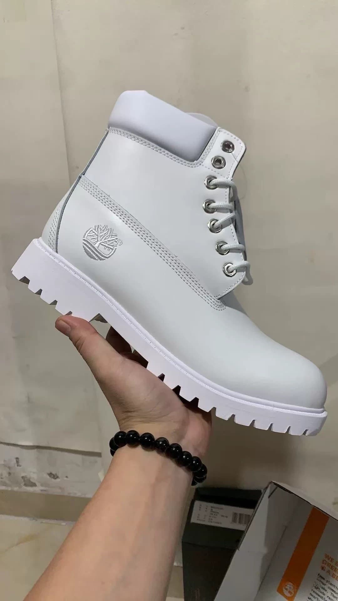 Ботинки Timberland Timberland/Тимберленд 10061 Чисто-белые ботинки Martin Kick