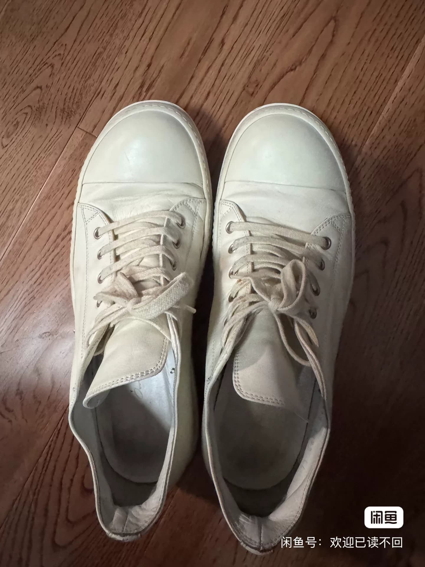 кроссовки rickowens Rick Owen ro чисто-белого цвета, размер 44