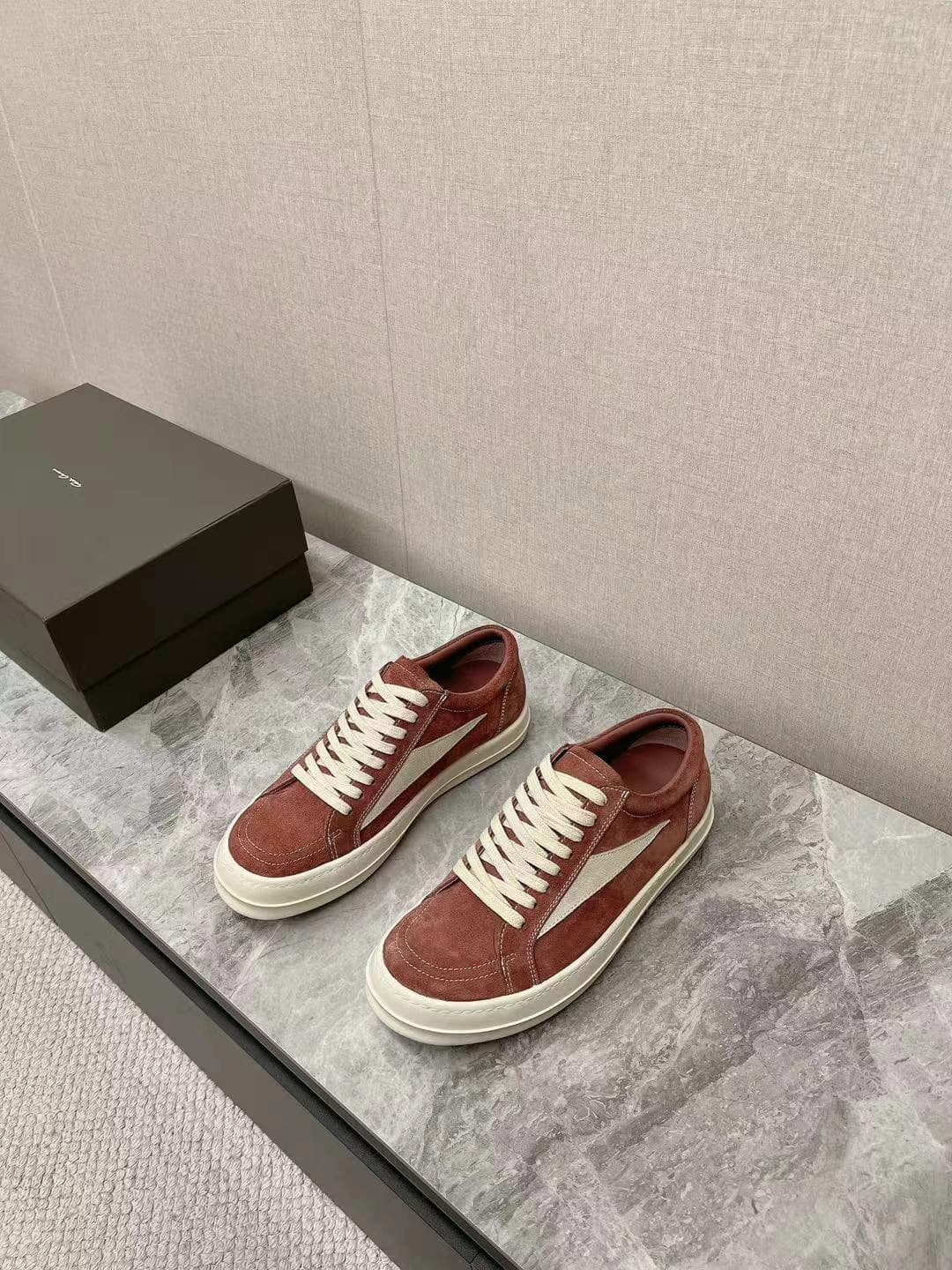 Совершенно новые кроссовки из оленьей кожи Rick'owens от Rick'owens, оригинальная версия