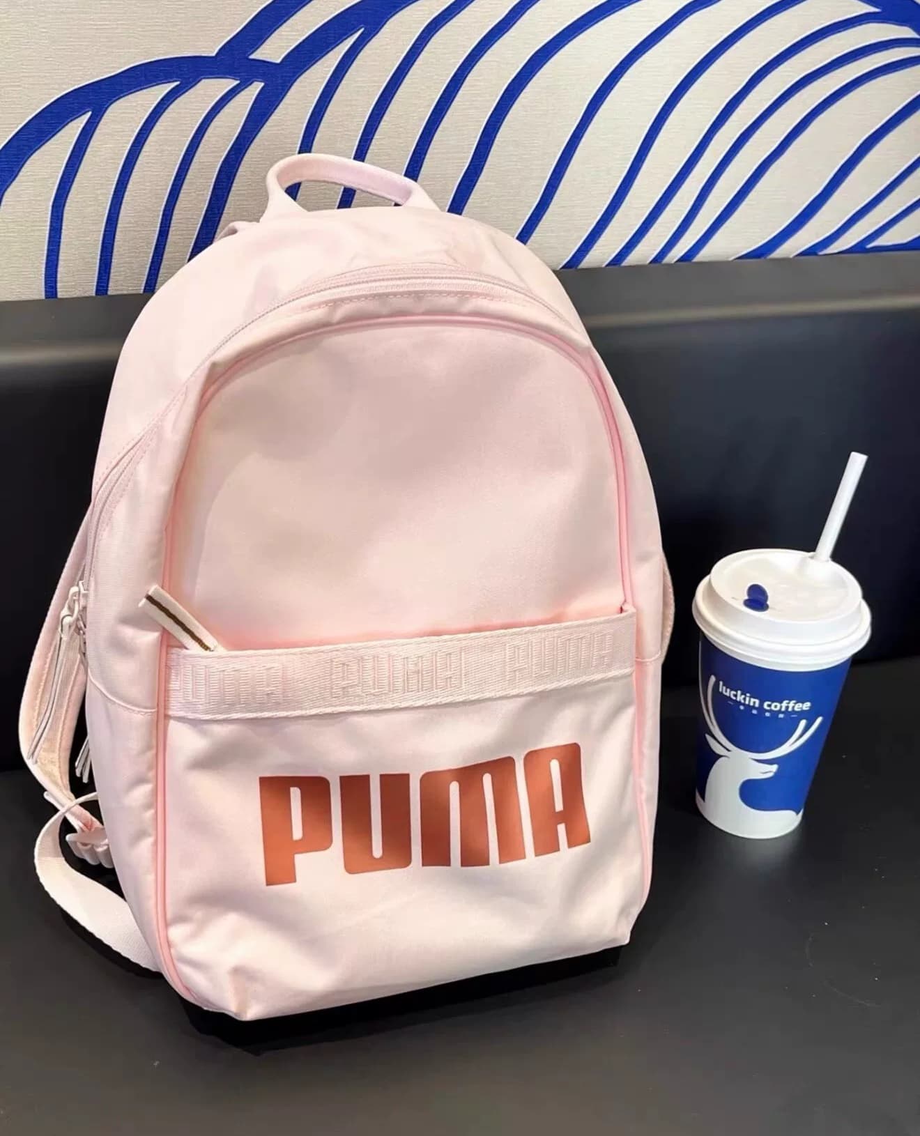 Розовый рюкзак PUMA с биркой, который не использовался