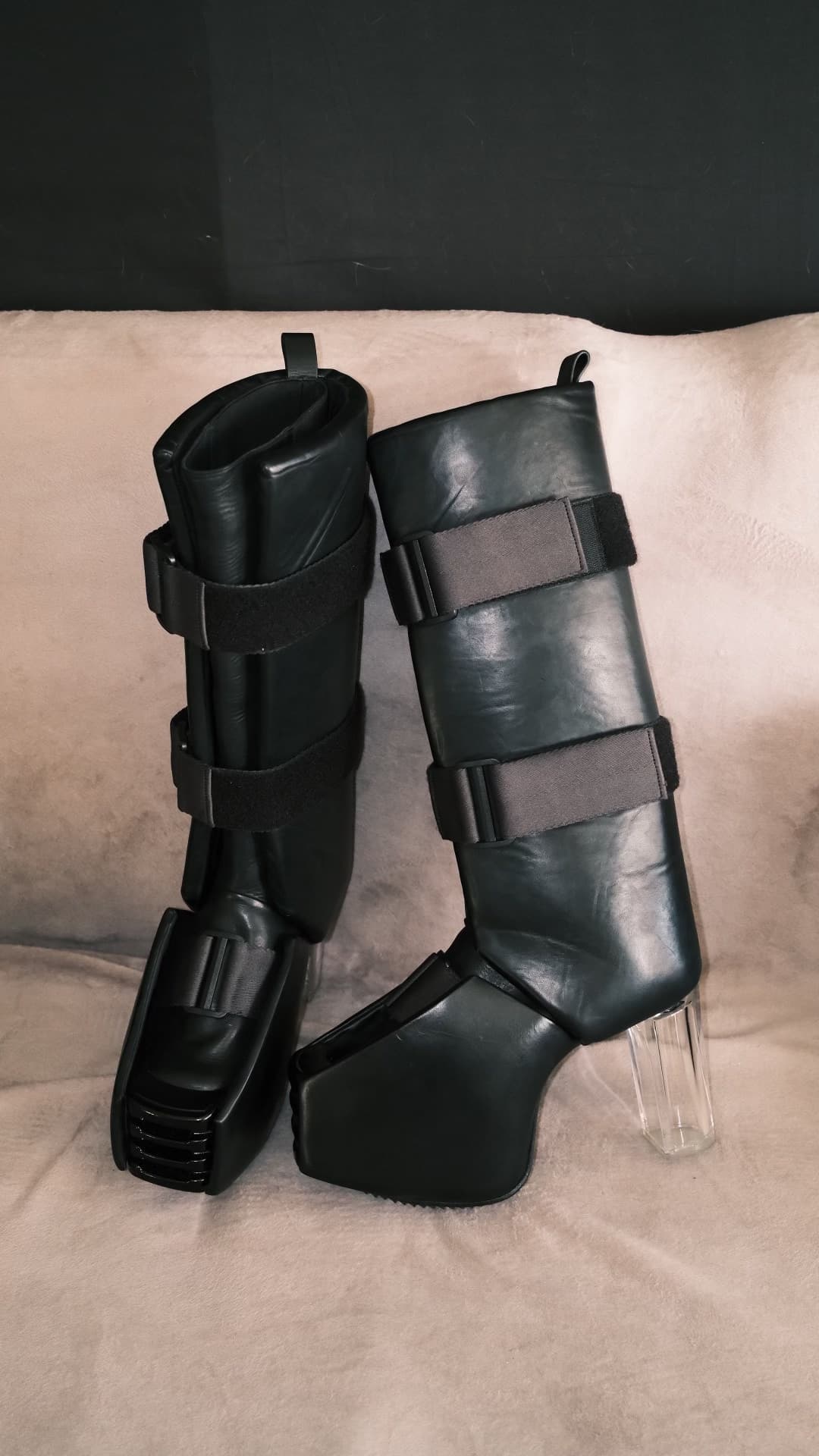 Показные ботильоны Rick Owens 23fw black kiss