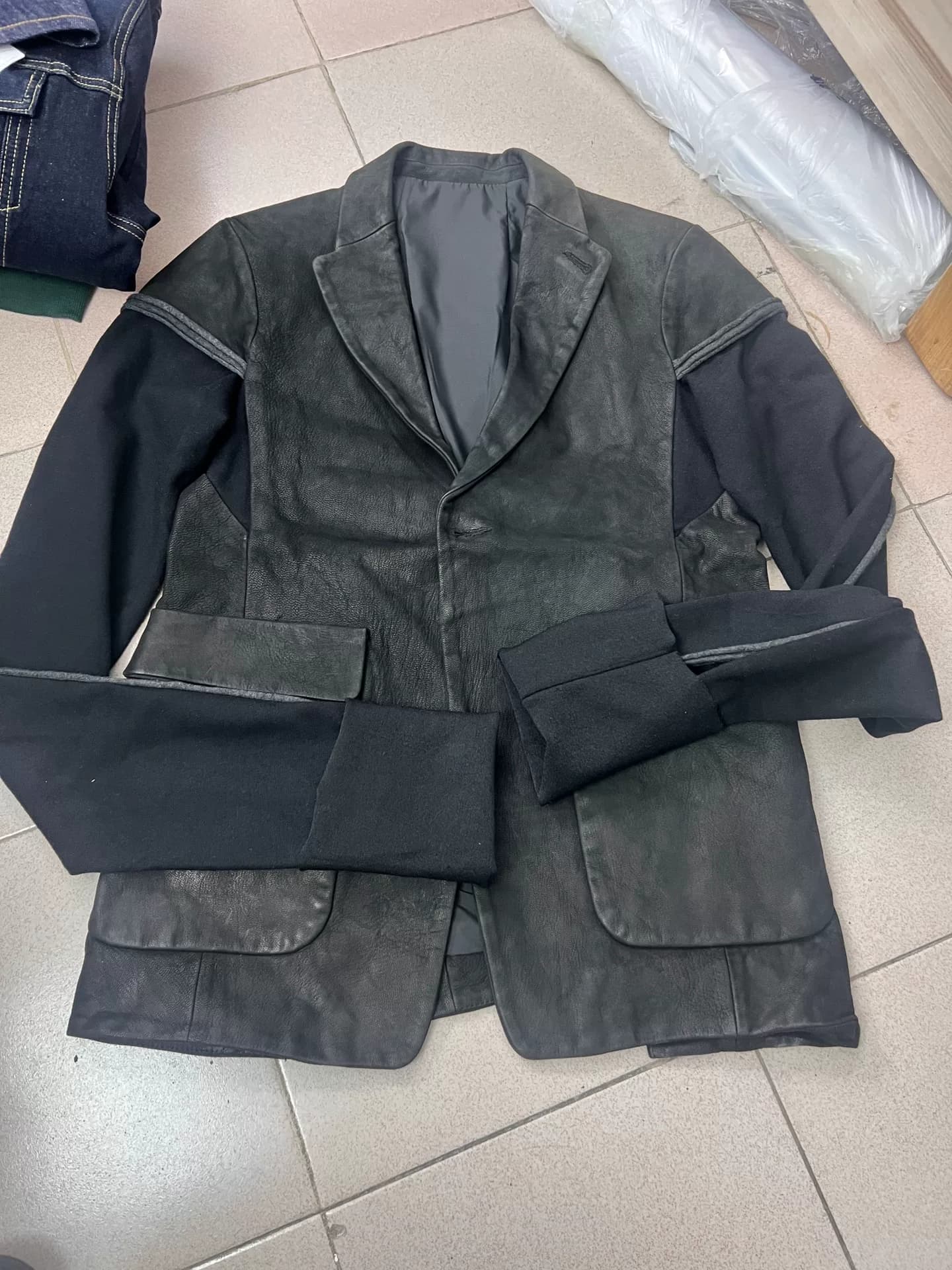 Рукава из овчины Rick Owens 17FWGlitter с шерстью