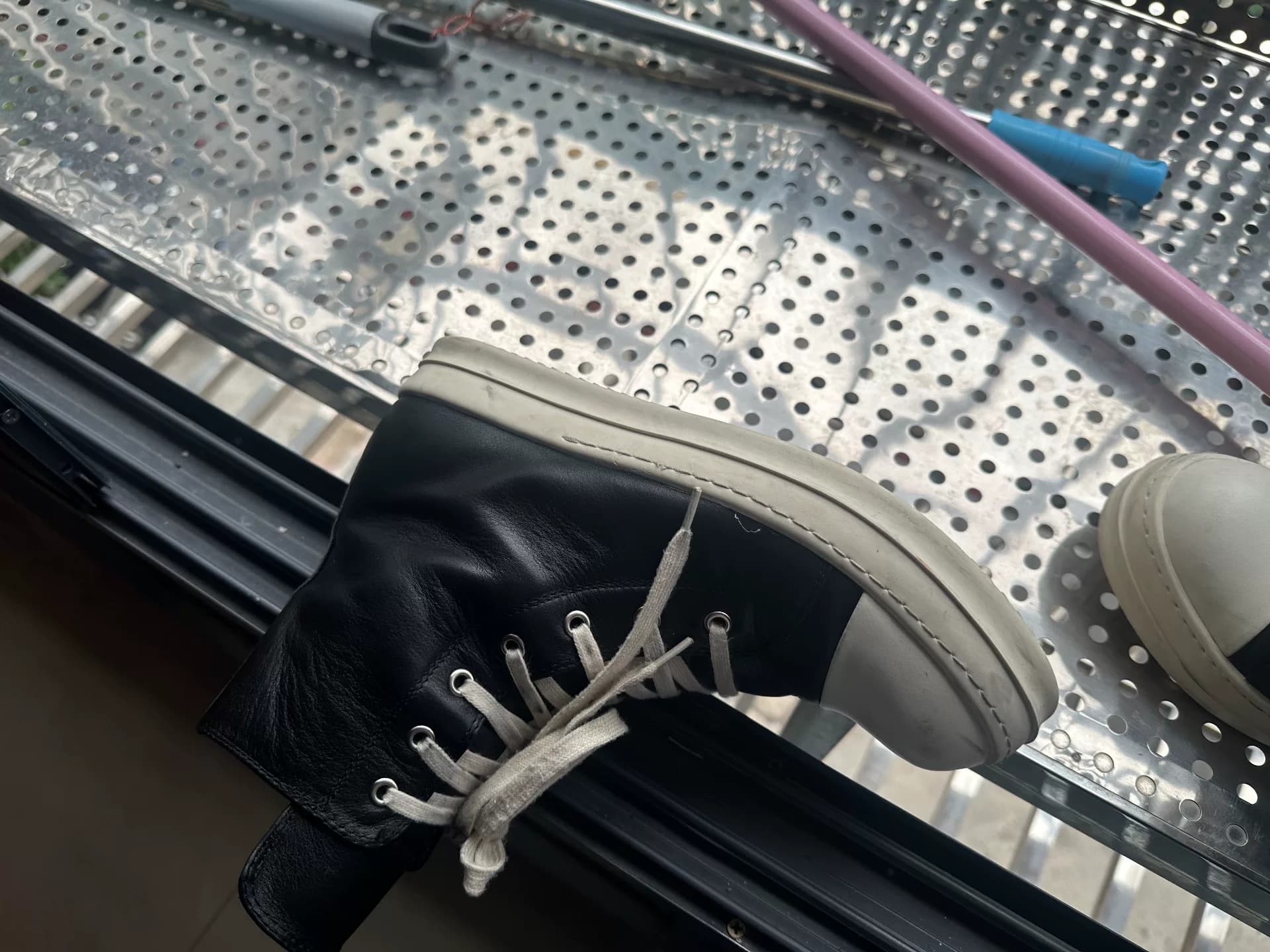 Основная линия кроссовок ROG rick owens big Converse из воловьей кожи