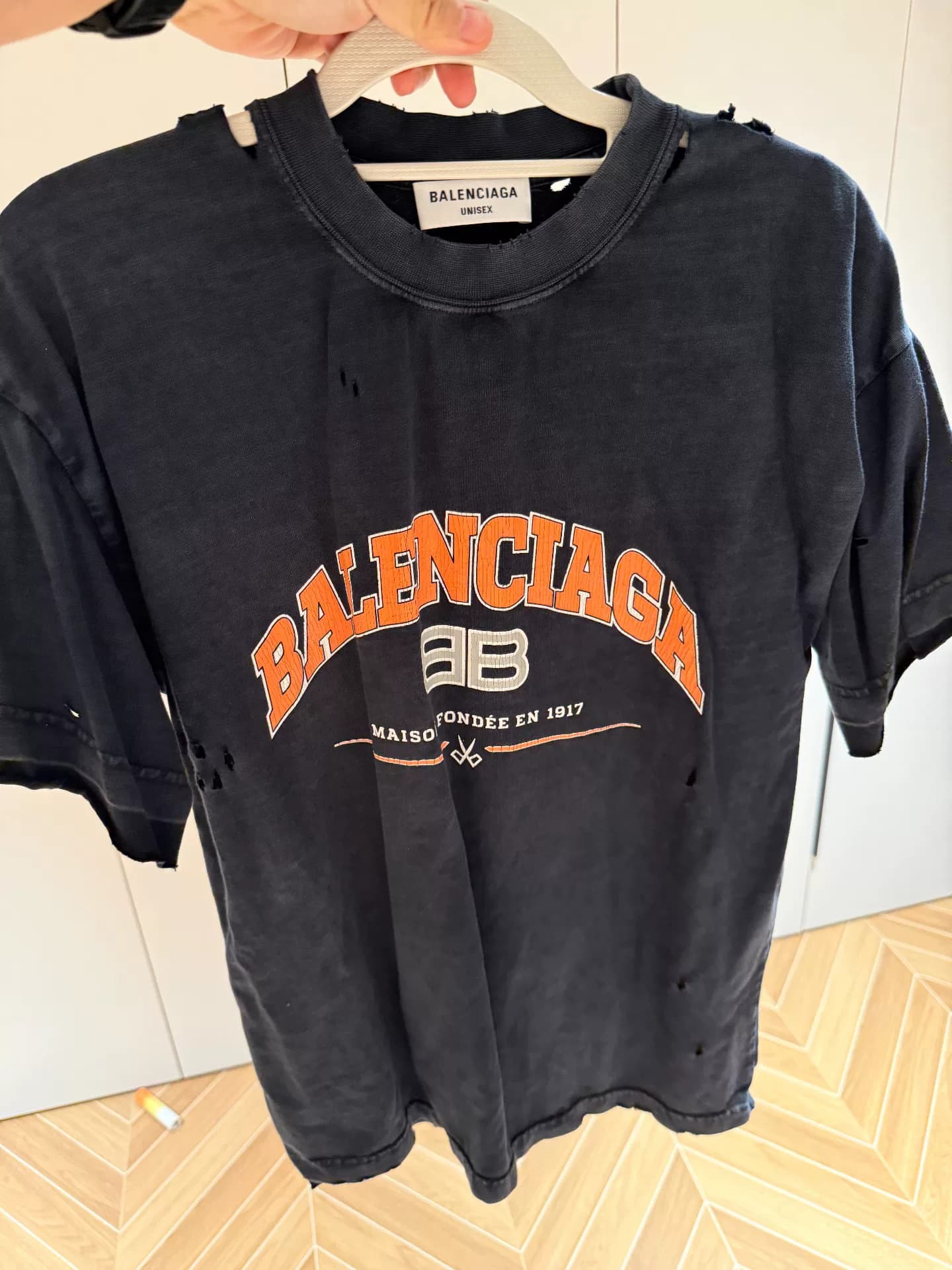 Balenciaga Черная футболка Balenciaga с короткими рукавами, размер XS, круглый вырез, короткие рукава,