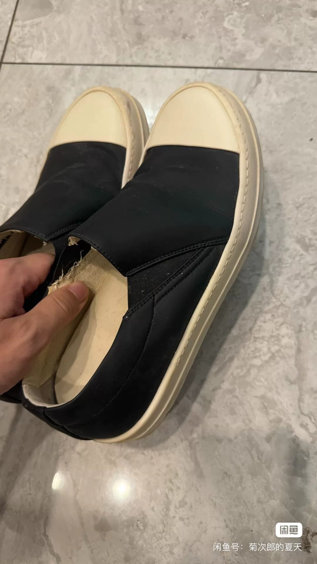 Туфли с низким берцем от Rick owens, размер 39,5